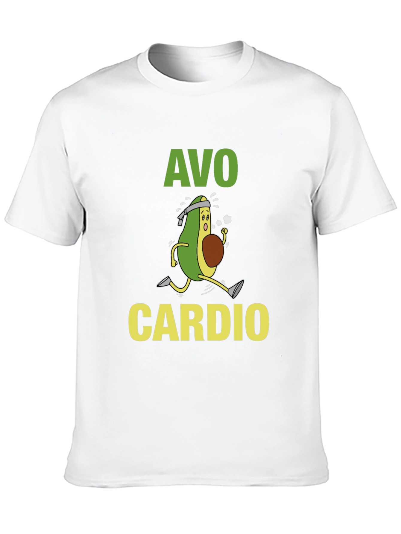 Avo Cardio T-Shirt: Running Avocado Graphic Tee