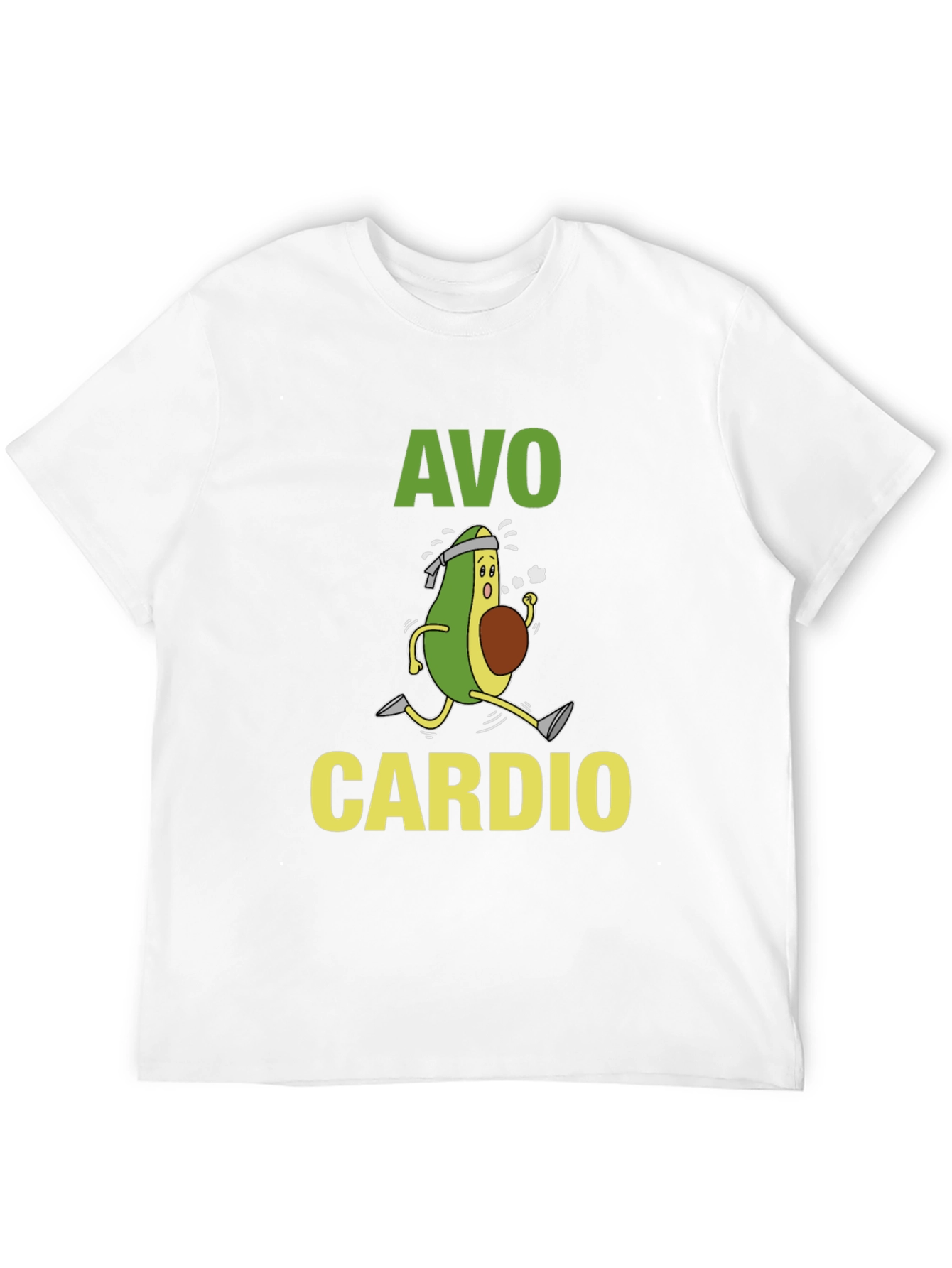 Avo Cardio T-Shirt: Running Avocado Graphic Tee