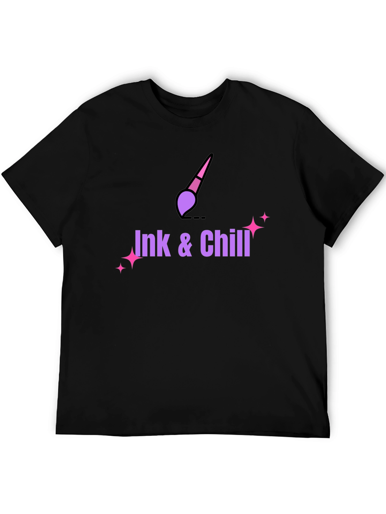 Ink & Chill Black Graphic Tee
