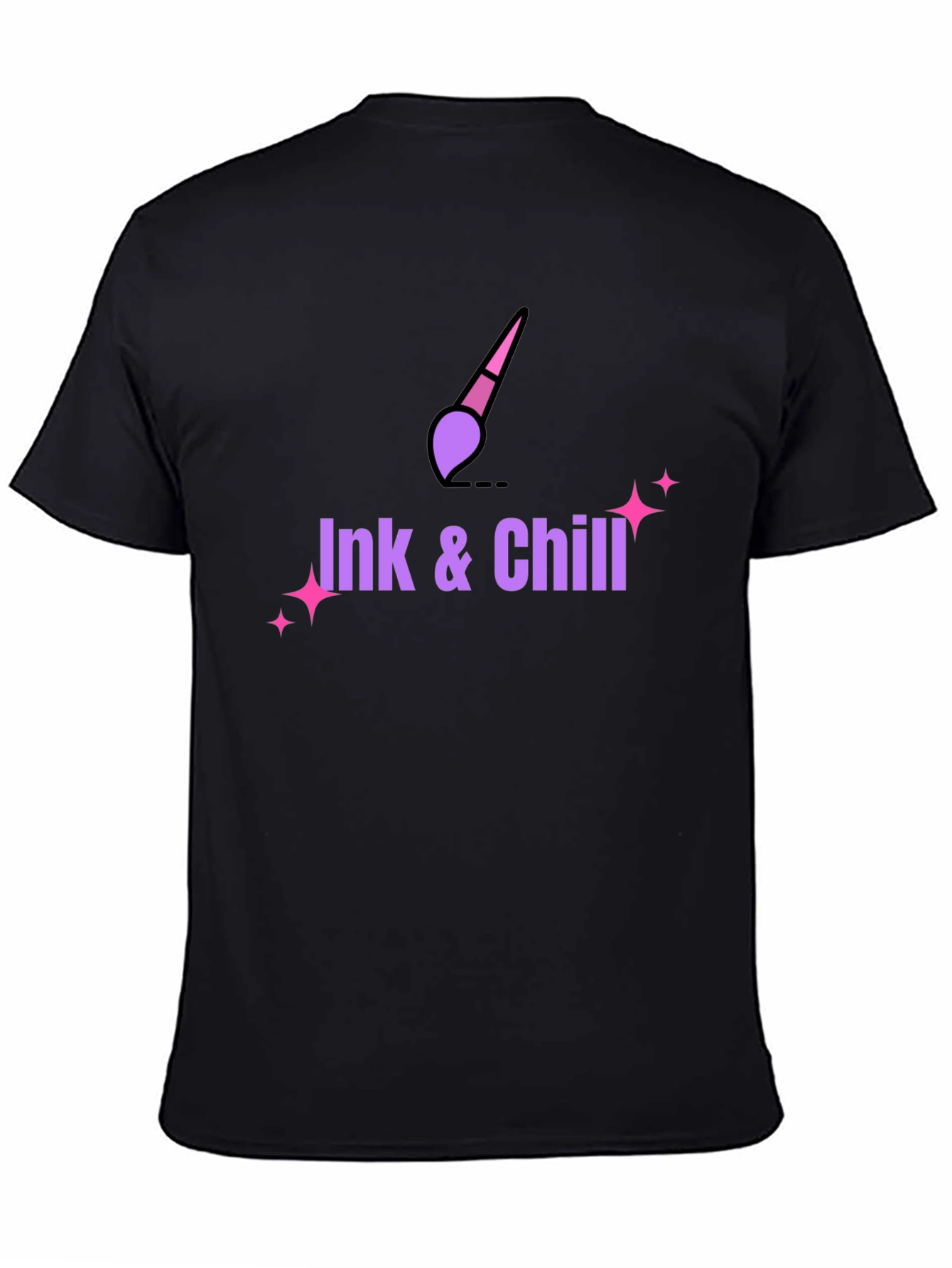 Ink & Chill Black Graphic Tee