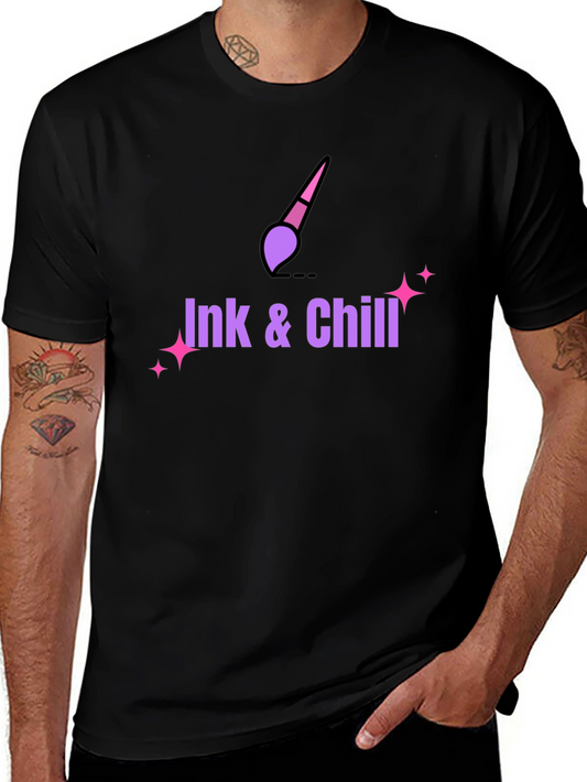 Ink & Chill Black Graphic Tee