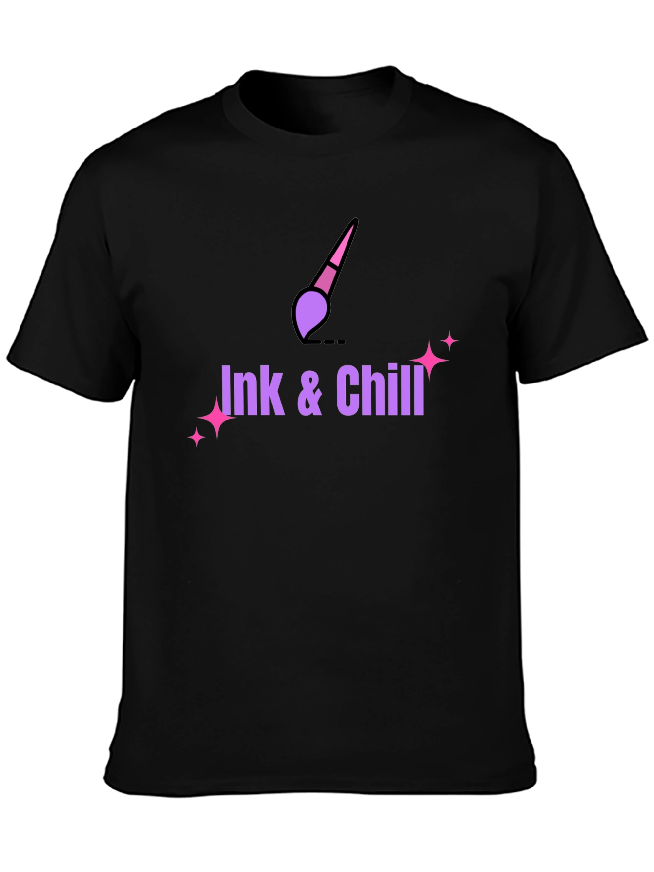 Ink & Chill Black Graphic Tee