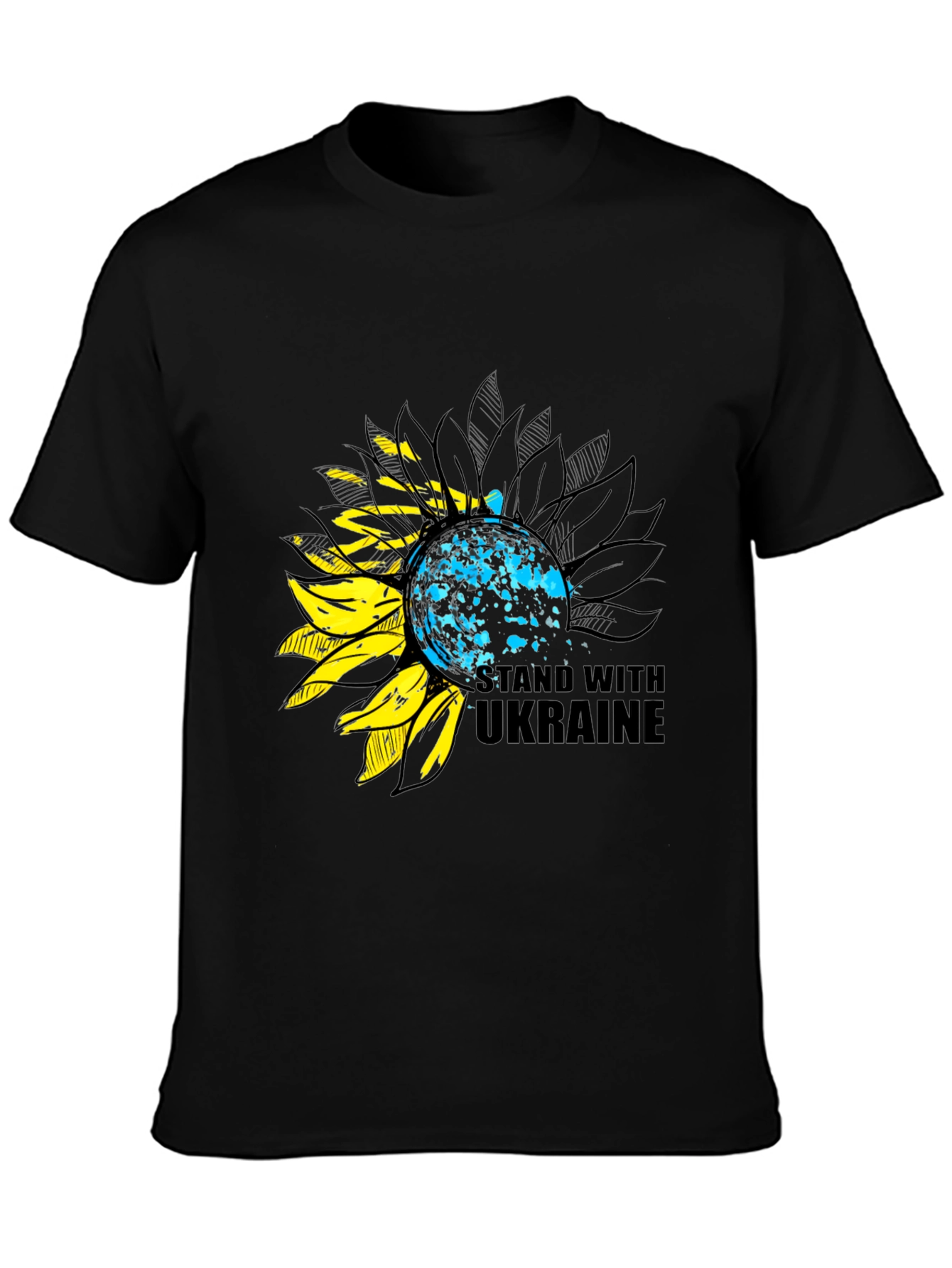 Ukraine Sunflower Support T-Shirt