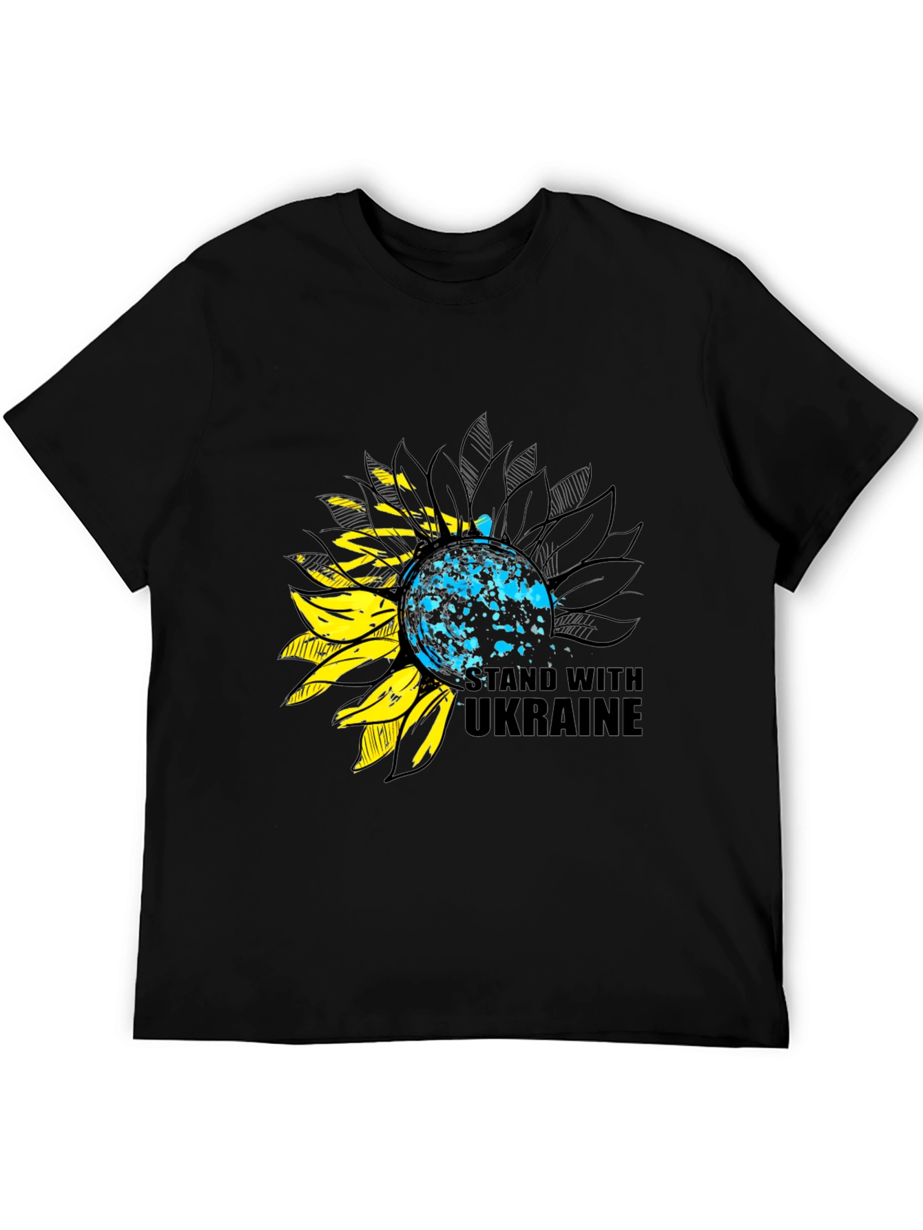 Ukraine Sunflower Support T-Shirt