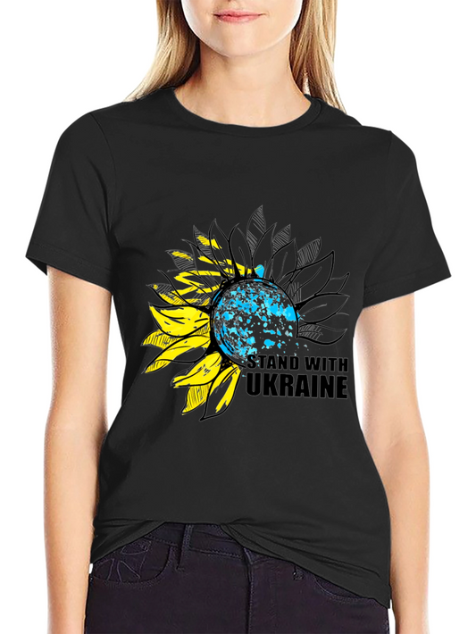 Ukraine Sunflower Support T-Shirt