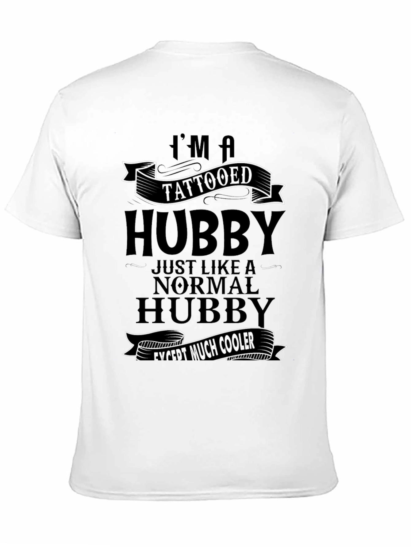 Tattooed Hubby Graphic Tee - Cool Husband Shirt