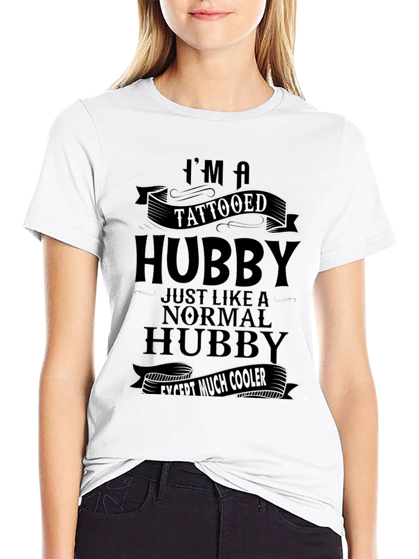 Tattooed Hubby Graphic Tee - Cool Husband Shirt