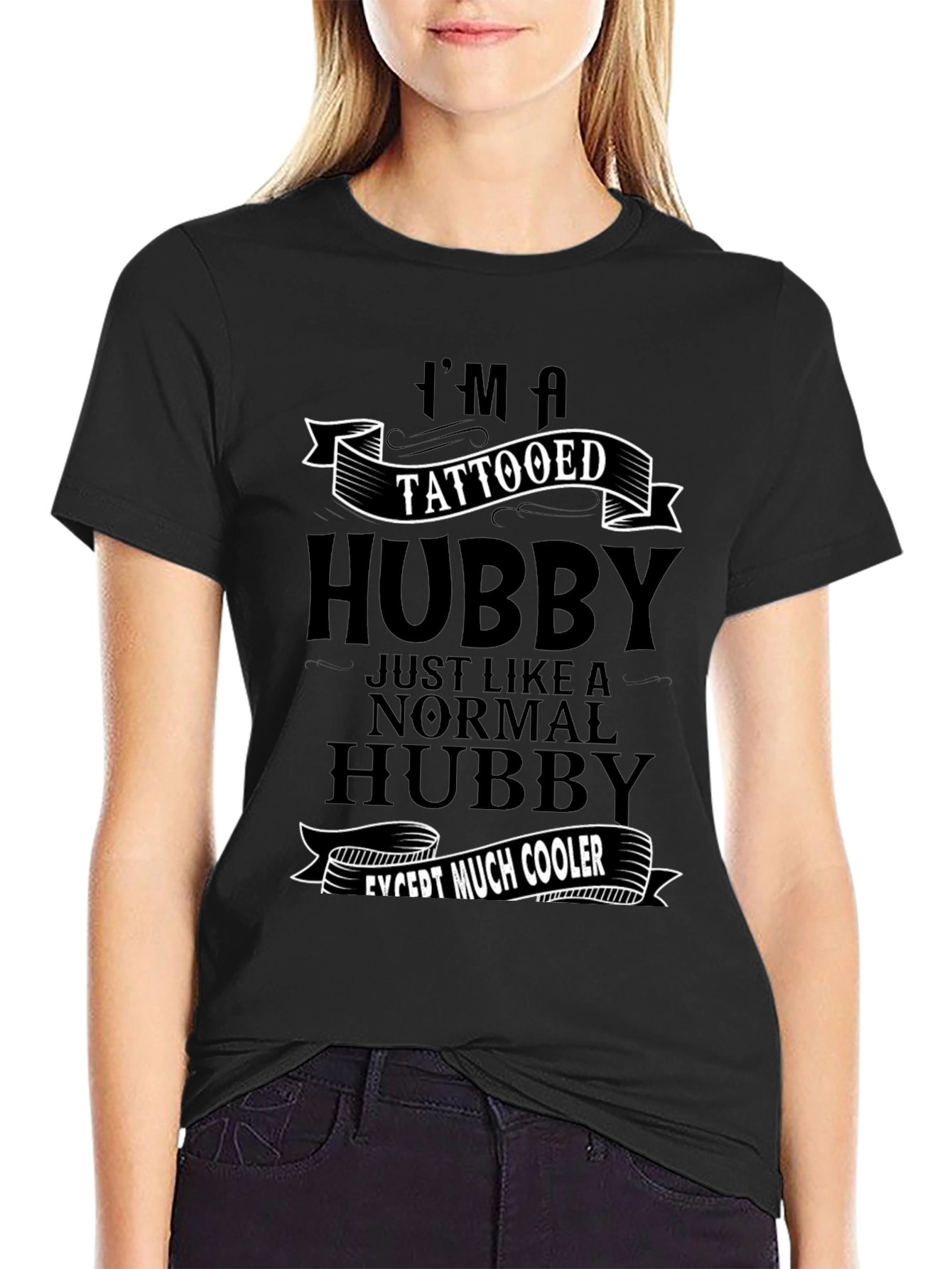 Tattooed Hubby Graphic Tee - Cool Husband Shirt