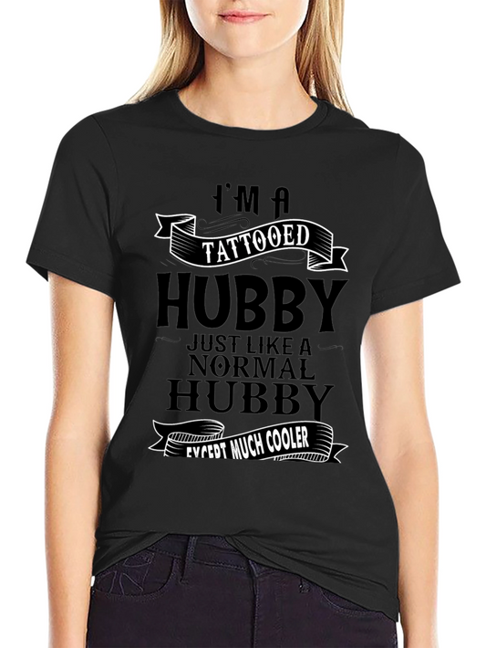 Tattooed Hubby Graphic Tee - Cool Husband Shirt