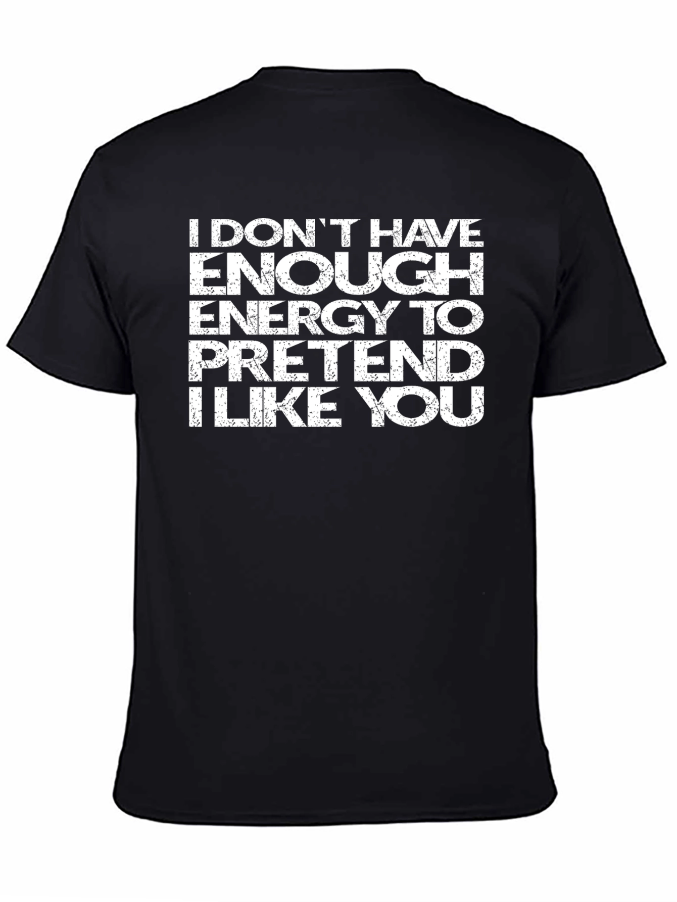 Funny Sarcastic Energy Graphic T-Shirt