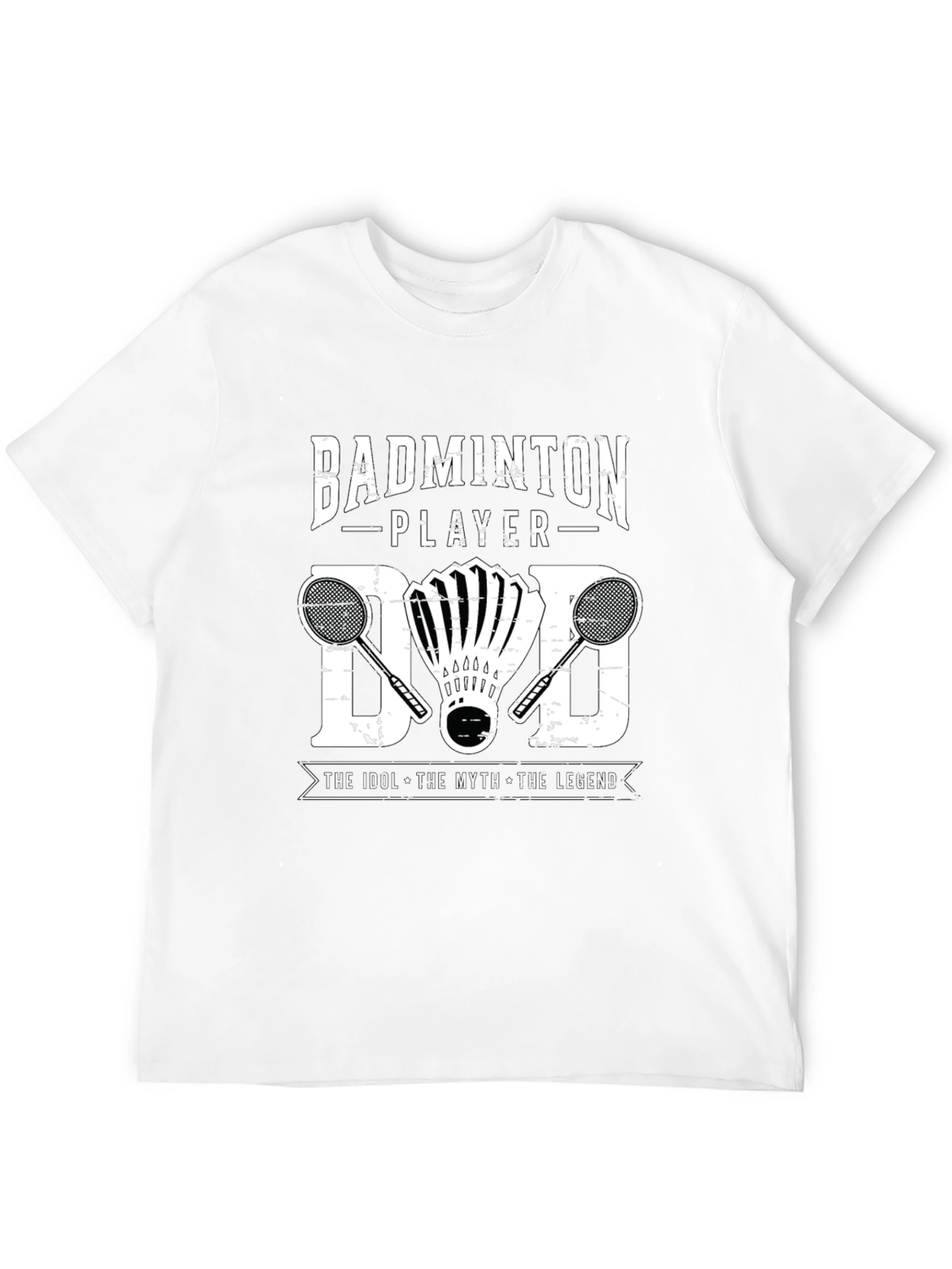 Badminton Player Dad T-Shirt