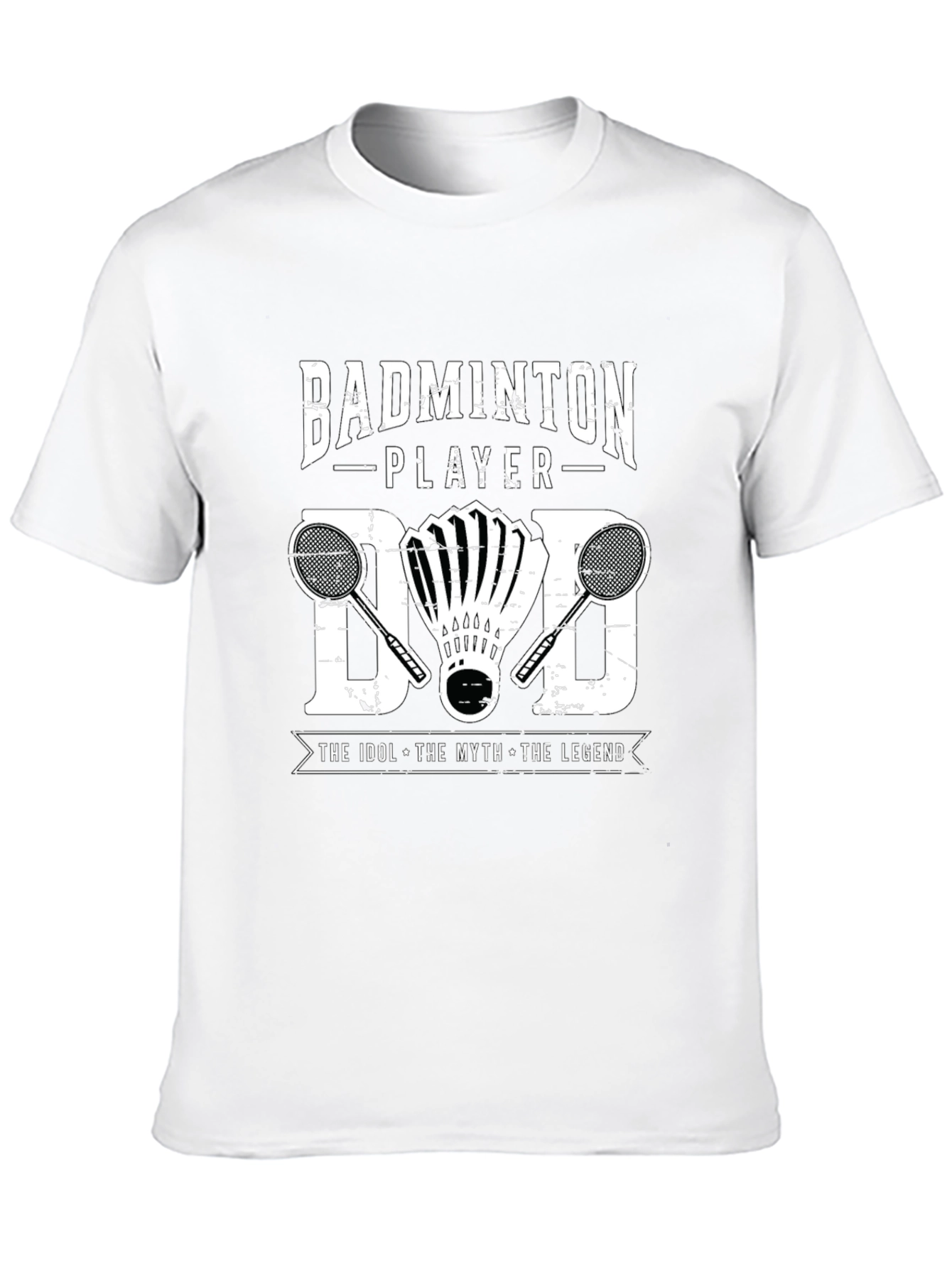 Badminton Player Dad T-Shirt