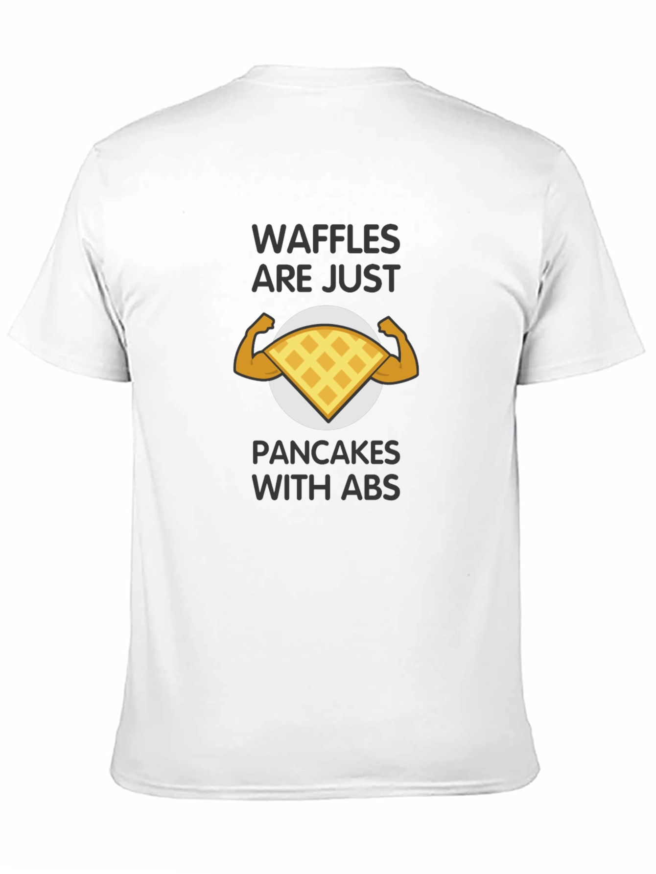 Waffles with Abs Graphic Tee
