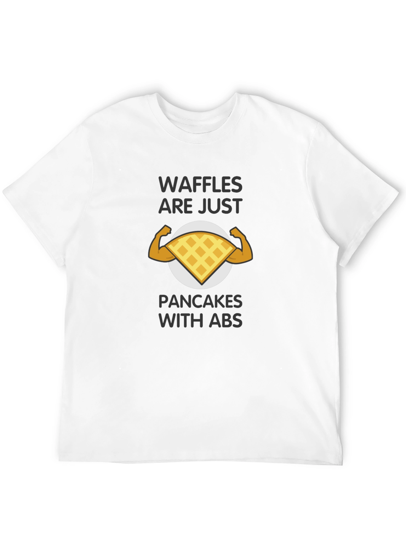 Waffles with Abs Graphic Tee