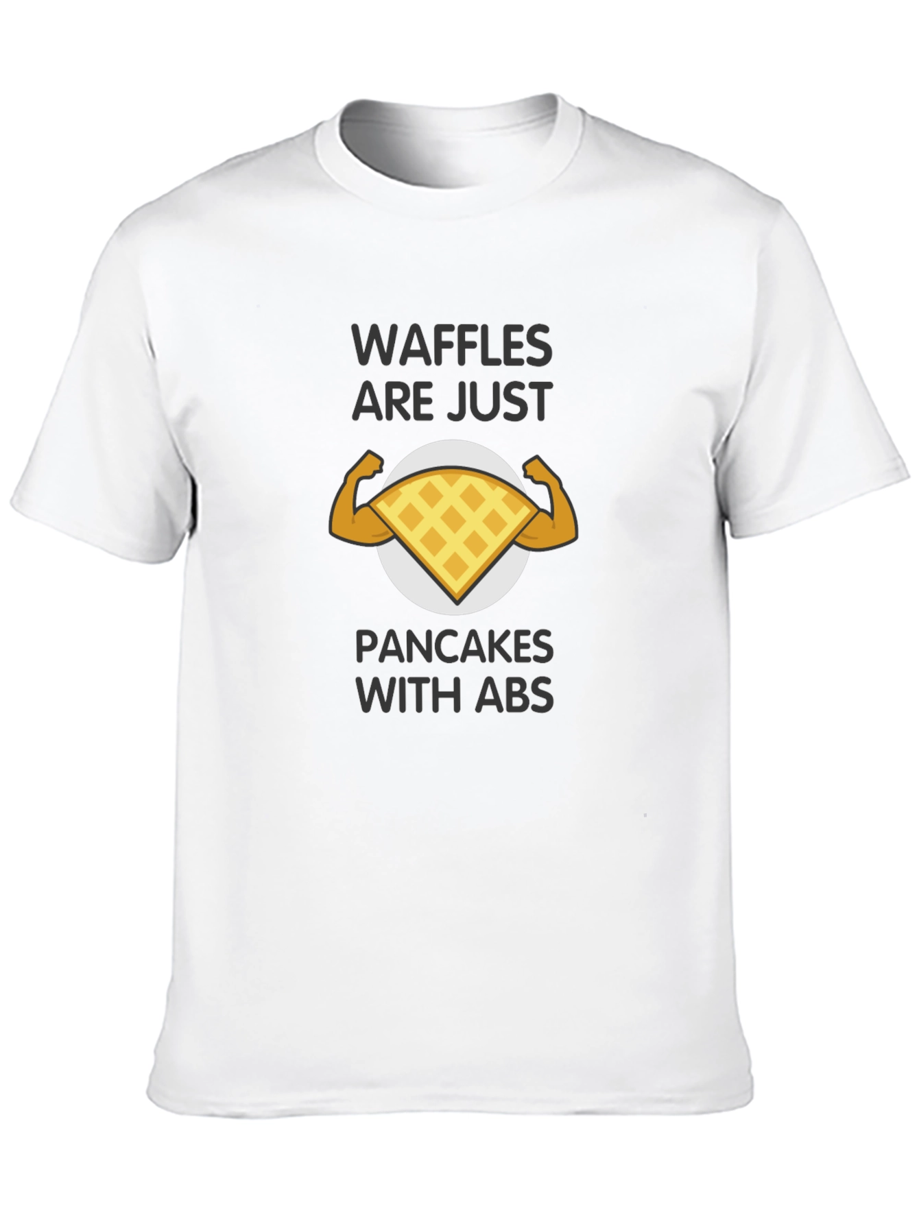 Waffles with Abs Graphic Tee