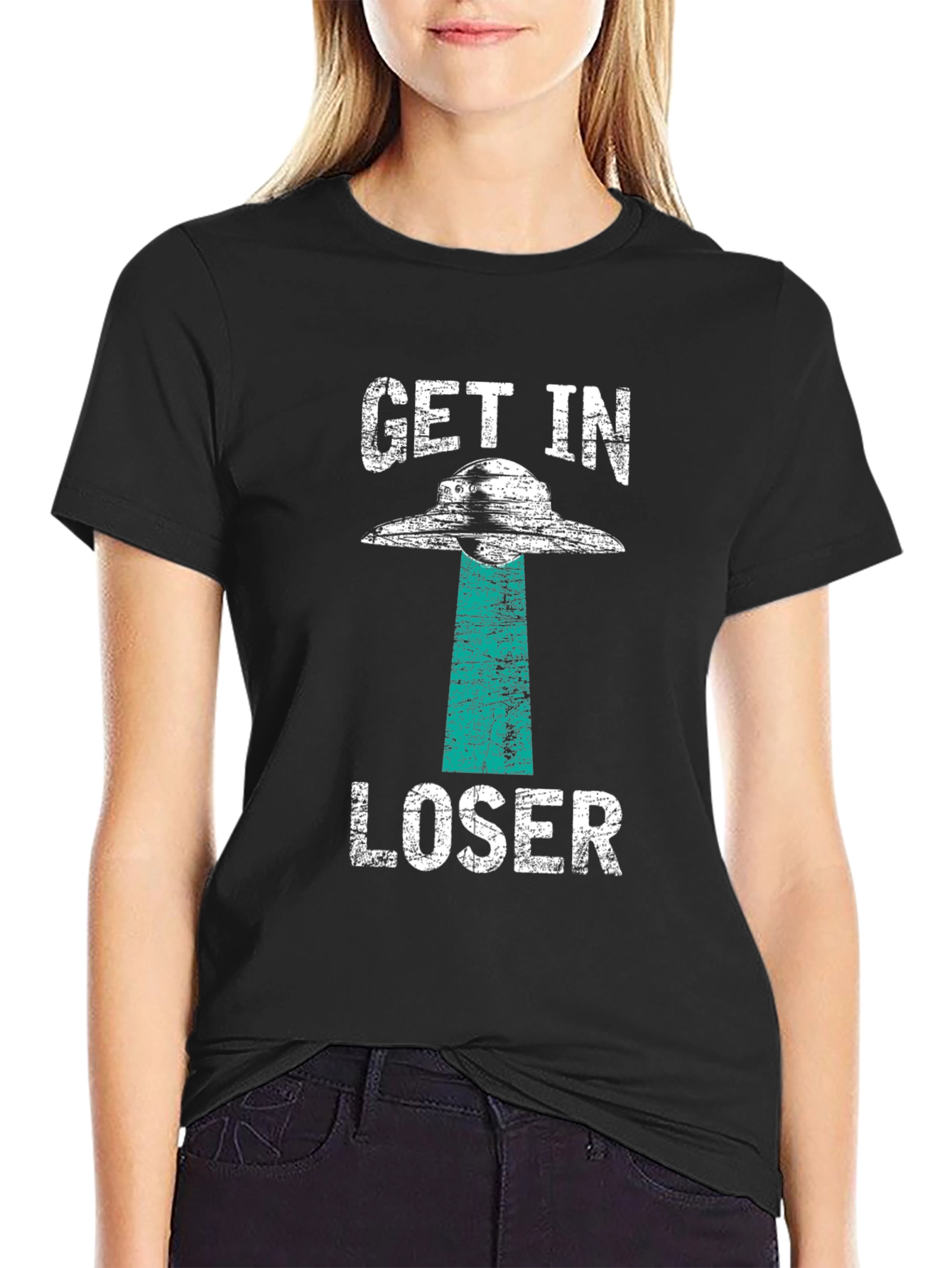 Get In Loser UFO T-Shirt