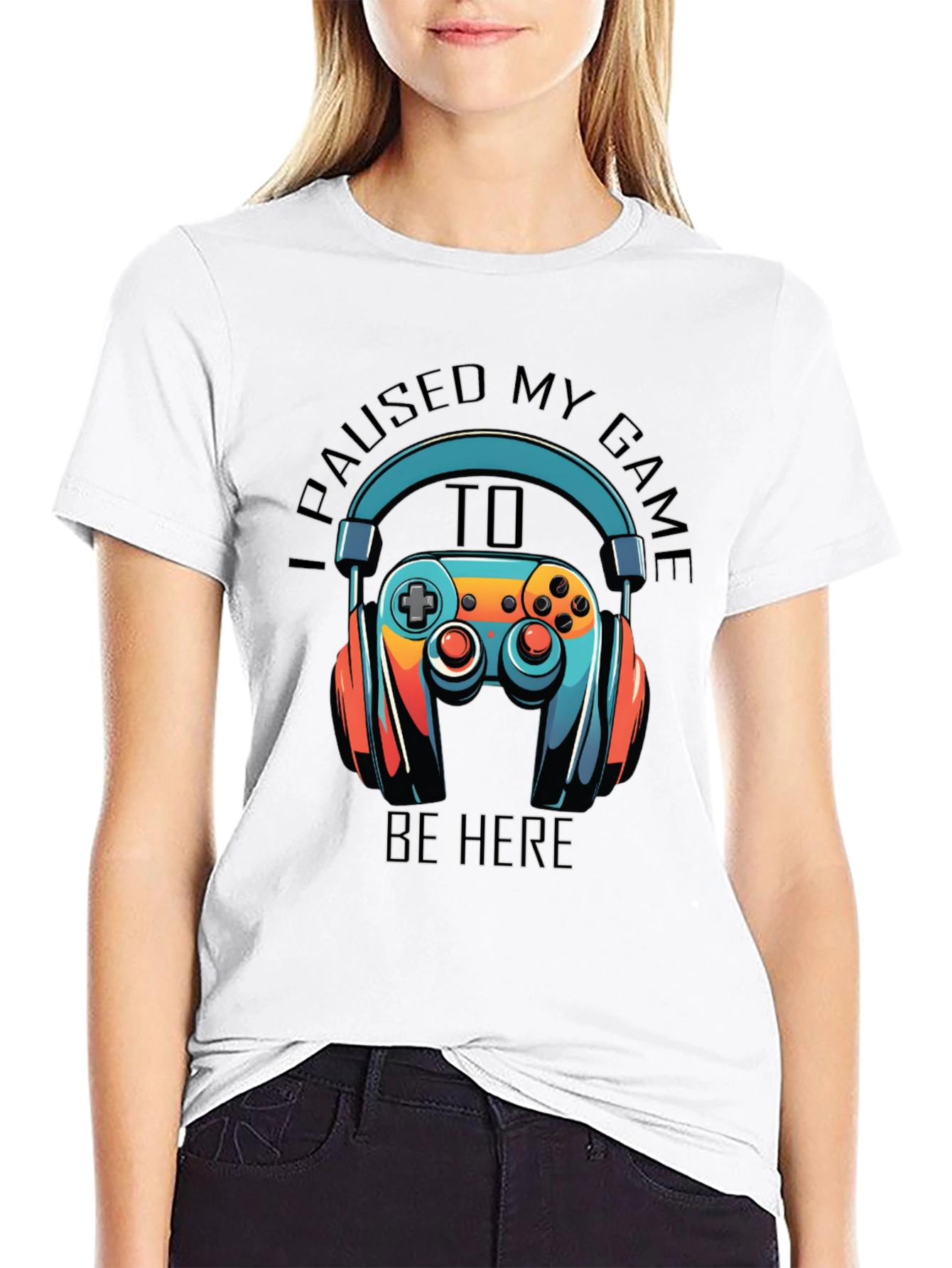 Gamer T-Shirt: Paused My Game to Be Here