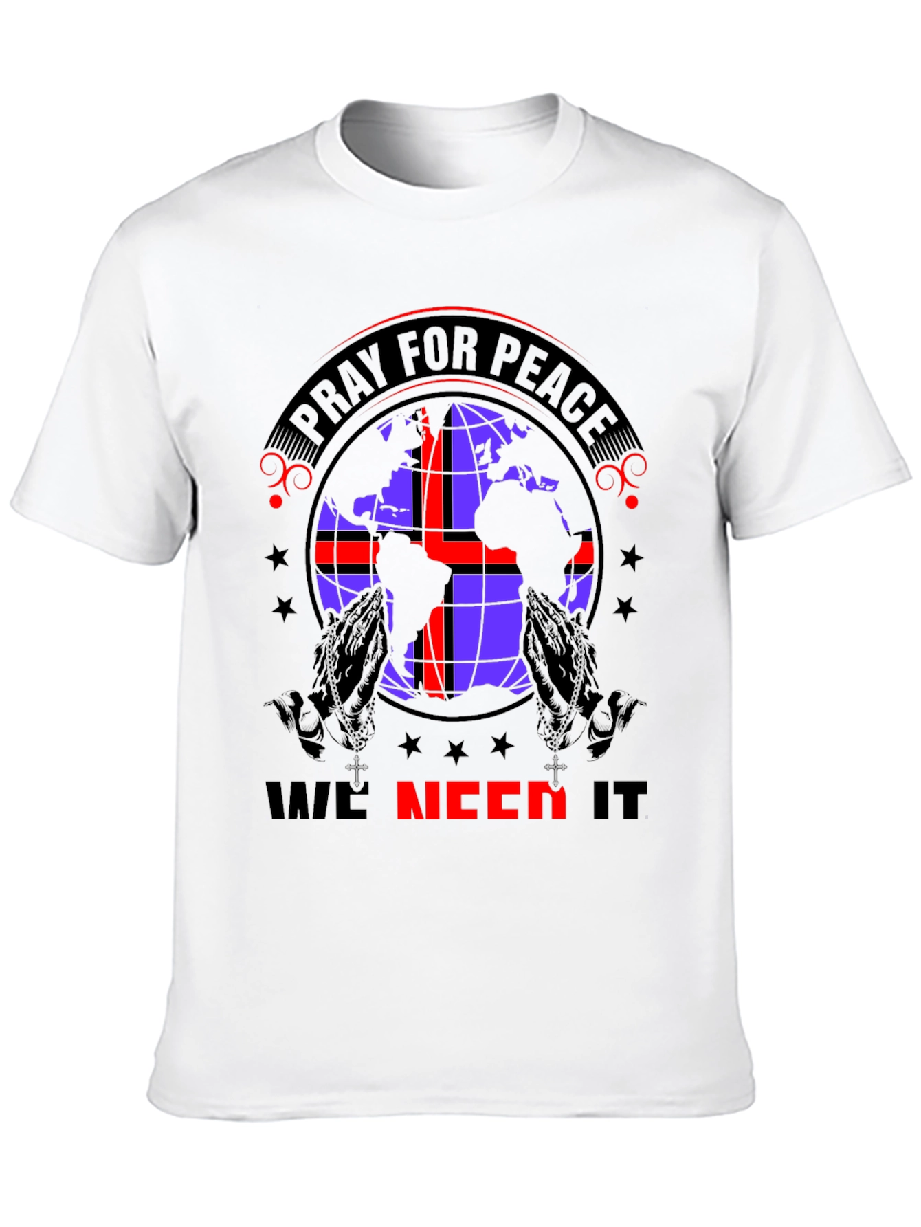 Pray for Peace Graphic T-Shirt