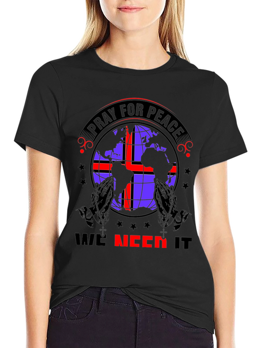 Pray for Peace Graphic T-Shirt