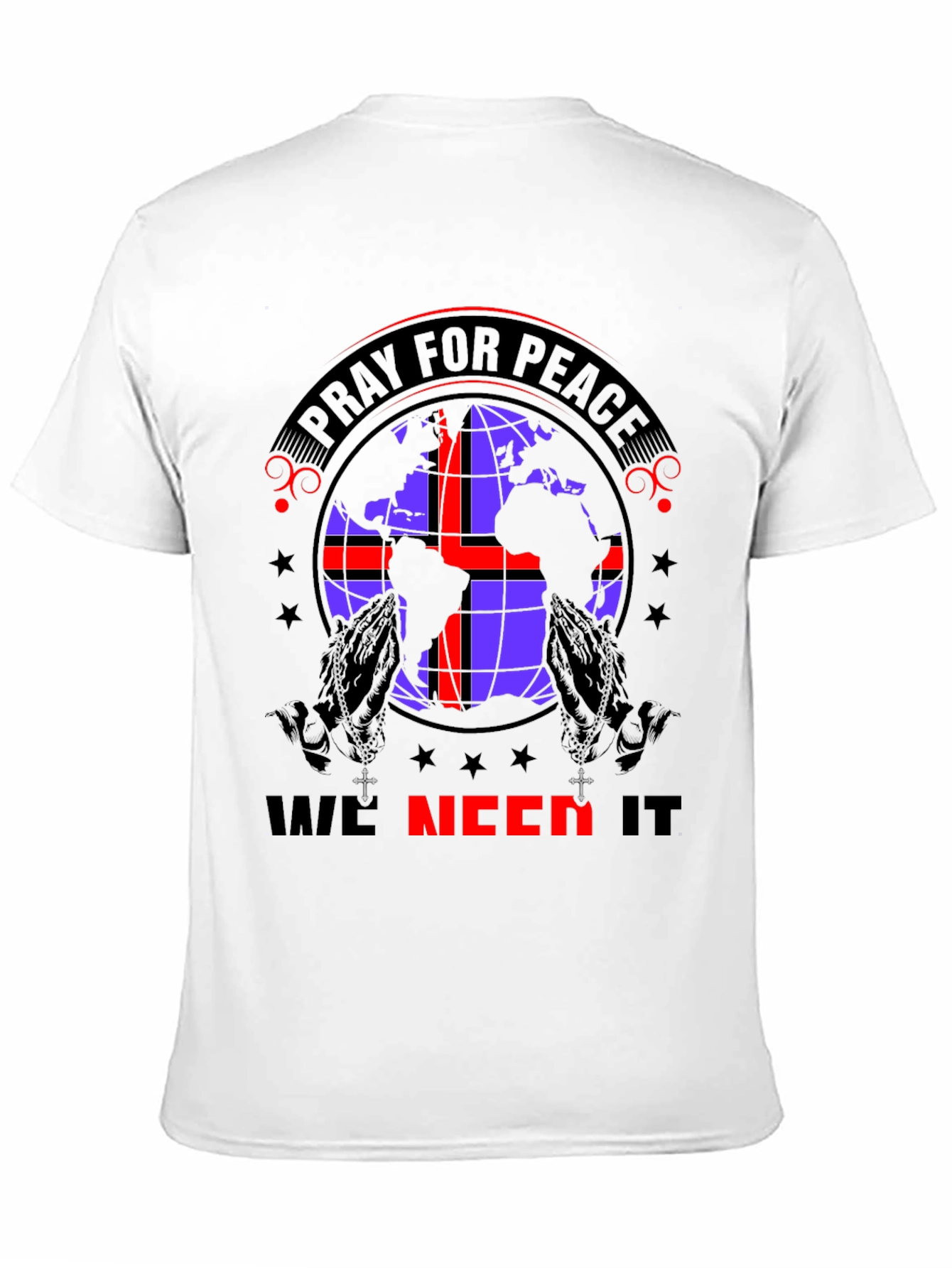 Pray for Peace Graphic T-Shirt