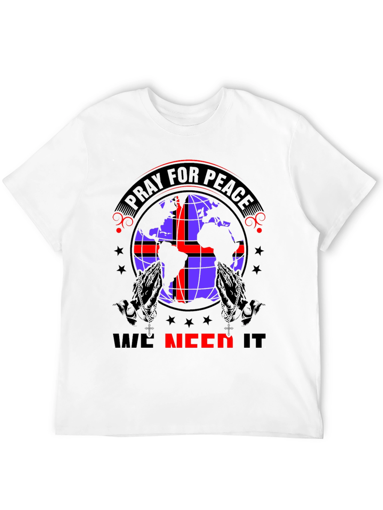 Pray for Peace Graphic T-Shirt