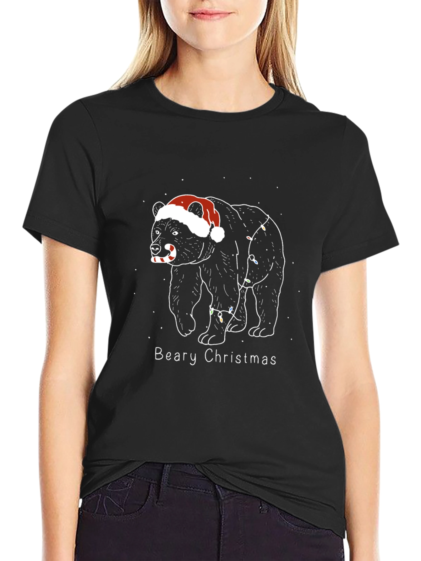Beary Christmas T-Shirt - Holiday Festive Apparel