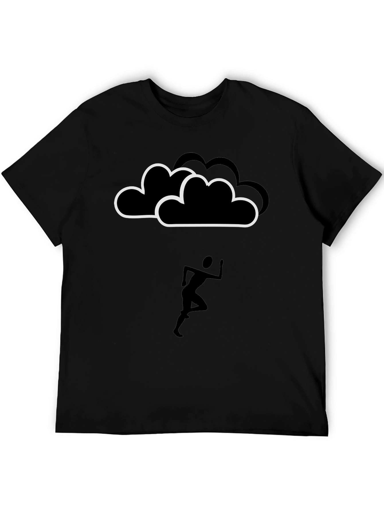 Cloud Runner Graphic Tee - Black