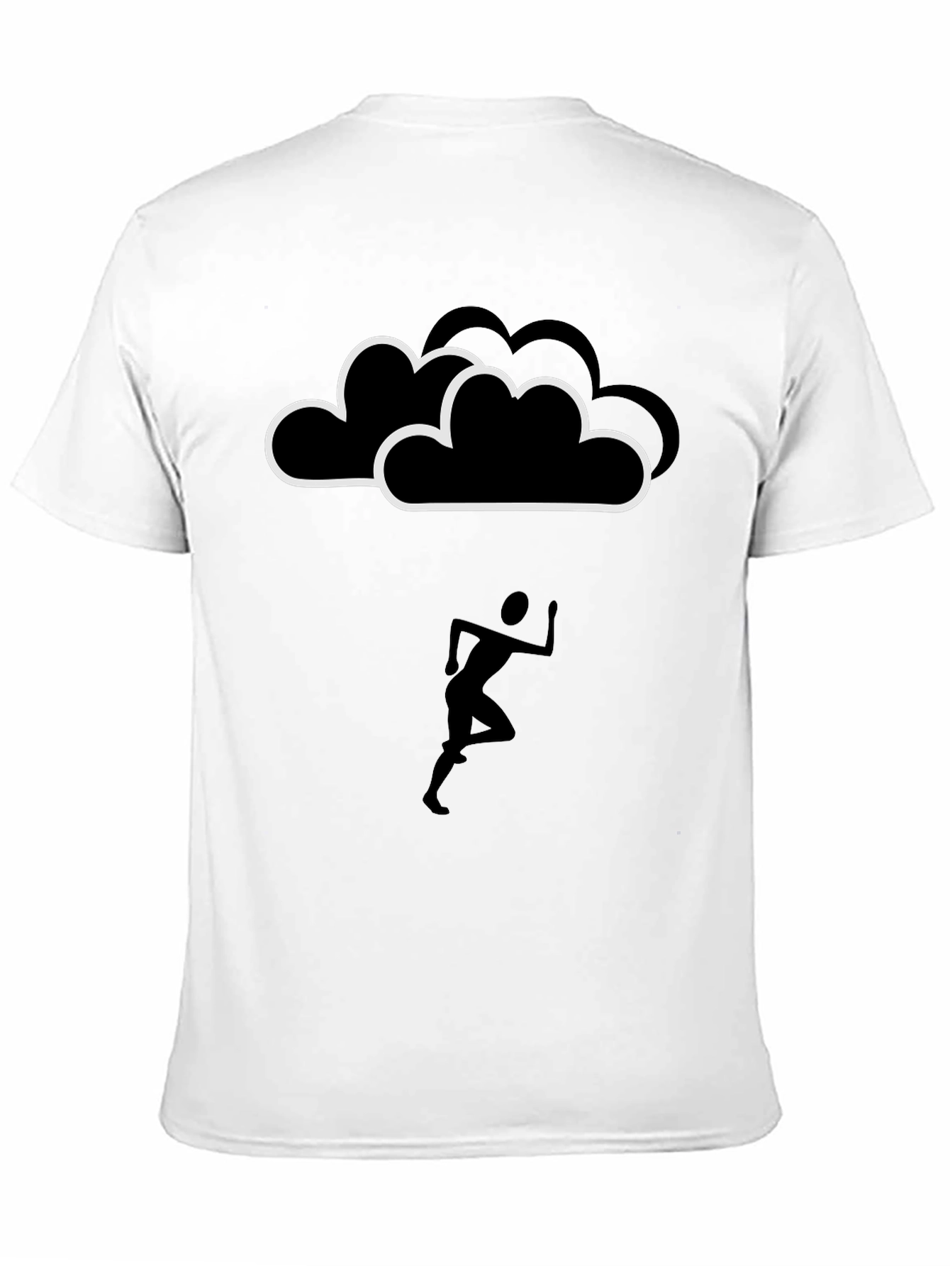 Cloud Runner Graphic Tee - Black