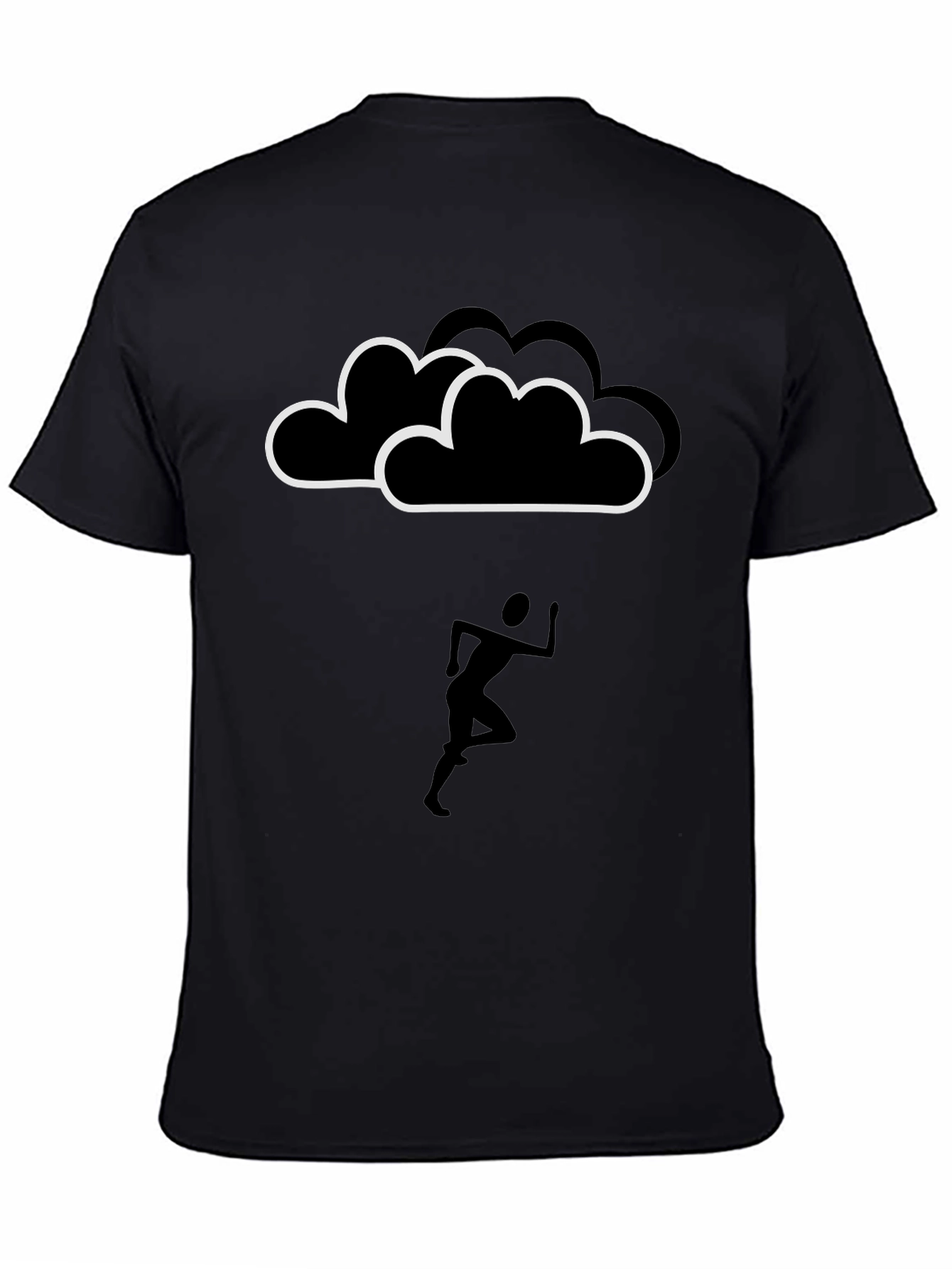 Cloud Runner Graphic Tee - Black