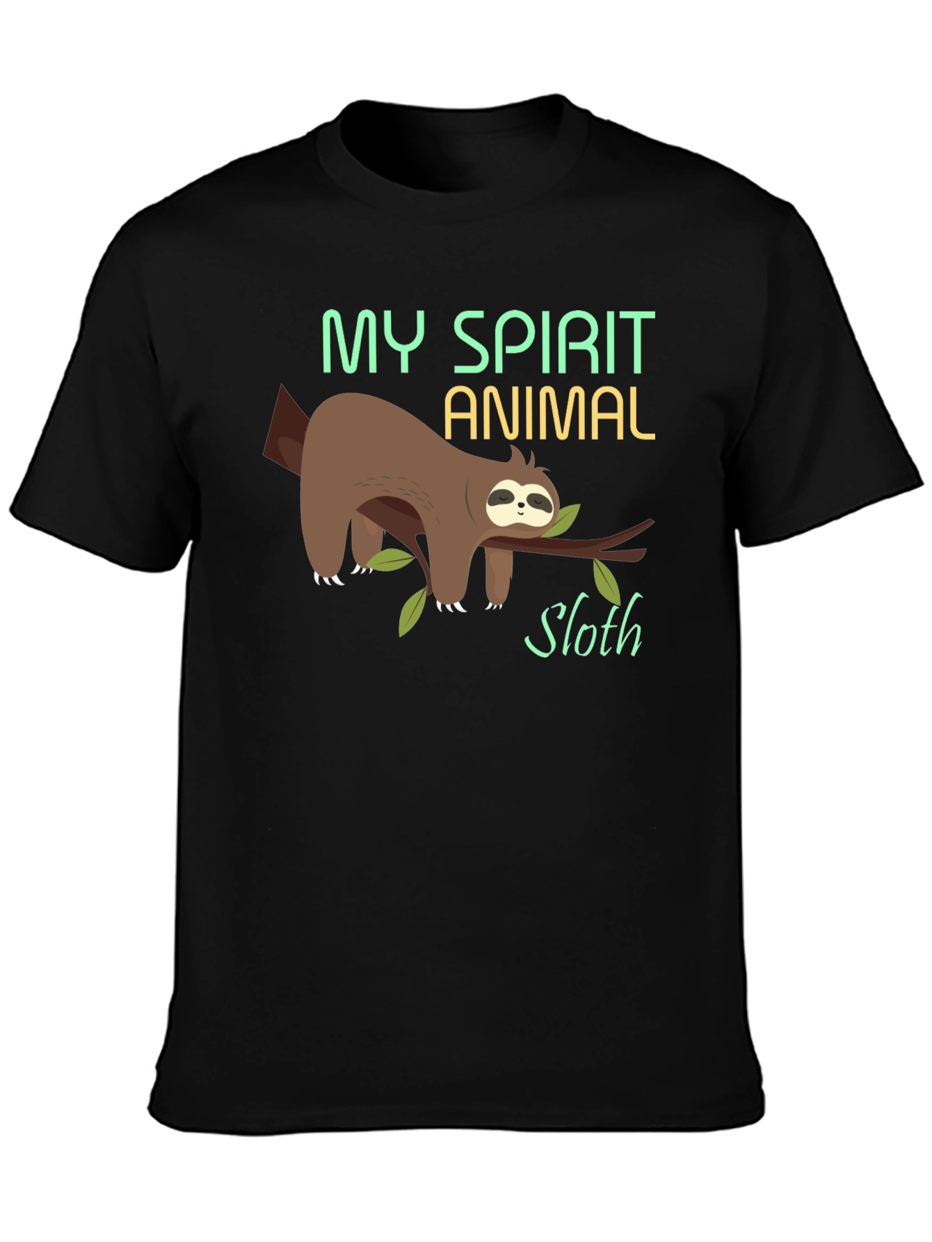 My Spirit Animal Sloth T-Shirt - Funny Lazy Tee