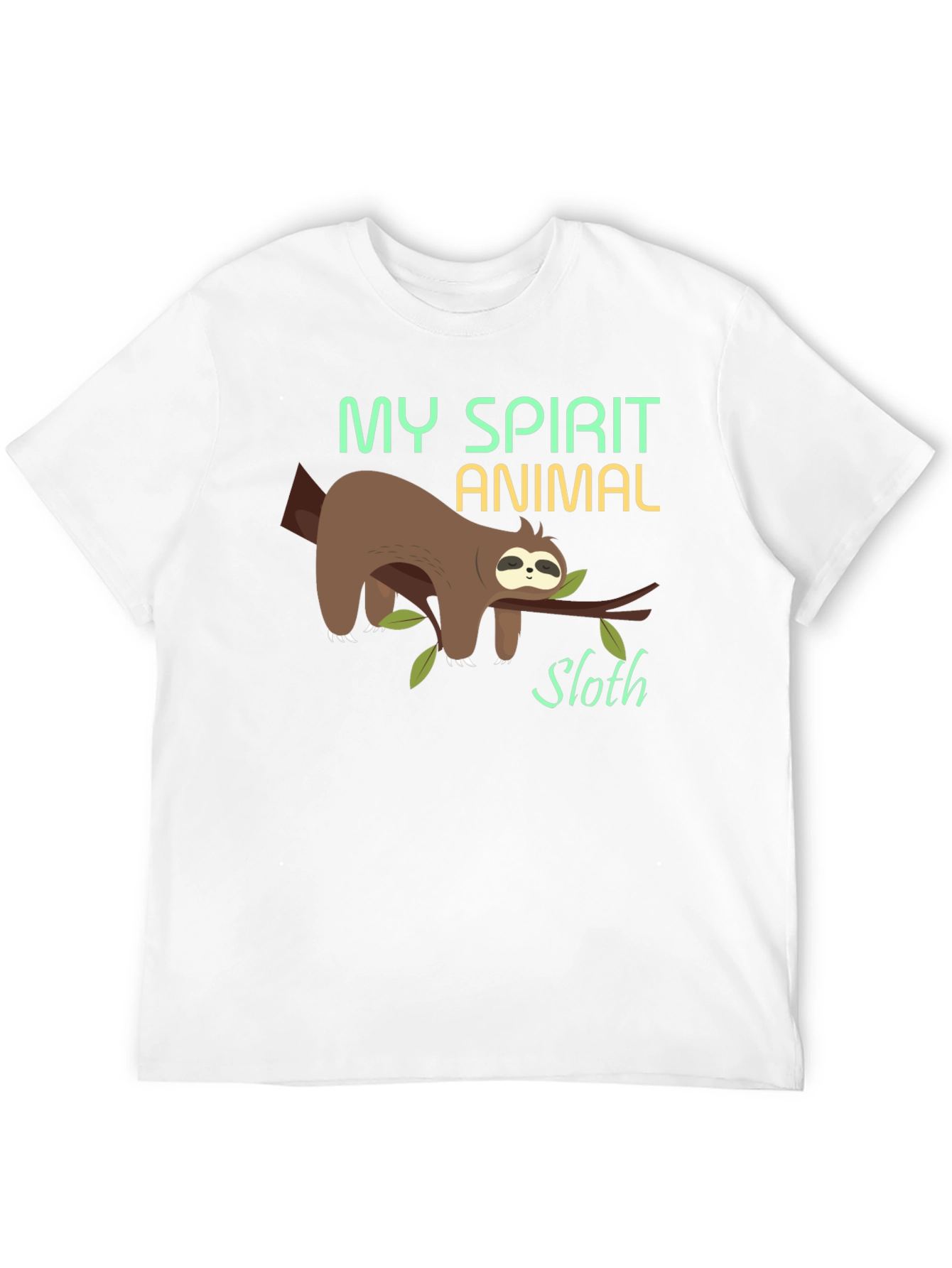 My Spirit Animal Sloth T-Shirt - Funny Lazy Tee