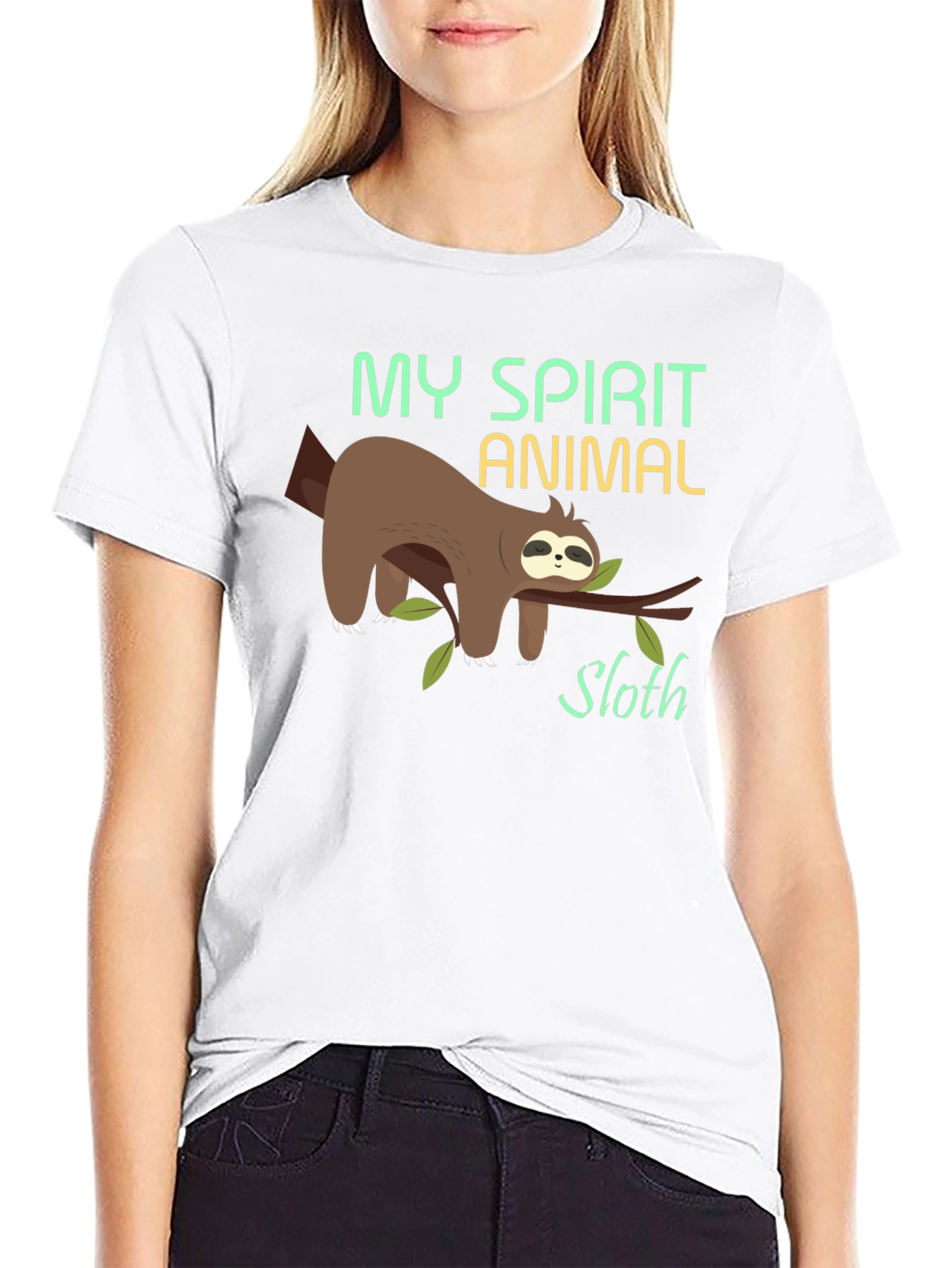 My Spirit Animal Sloth T-Shirt - Funny Lazy Tee