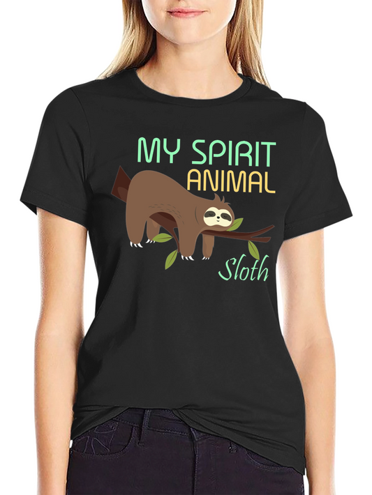 My Spirit Animal Sloth T-Shirt - Funny Lazy Tee