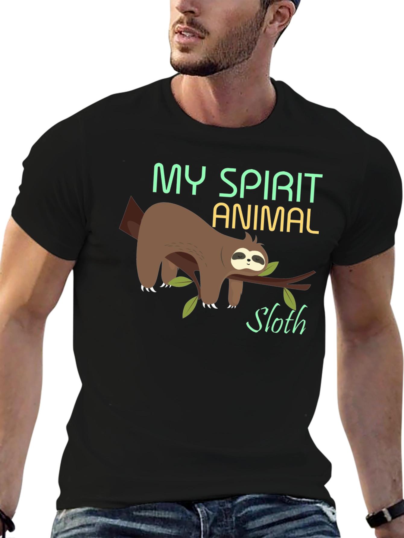 My Spirit Animal Sloth T-Shirt - Funny Lazy Tee