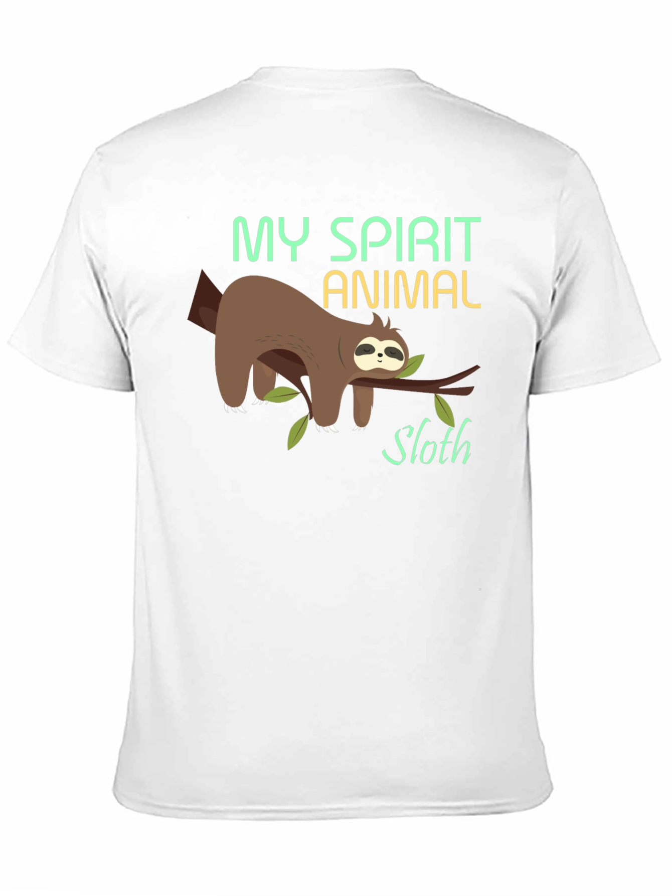 My Spirit Animal Sloth T-Shirt - Funny Lazy Tee
