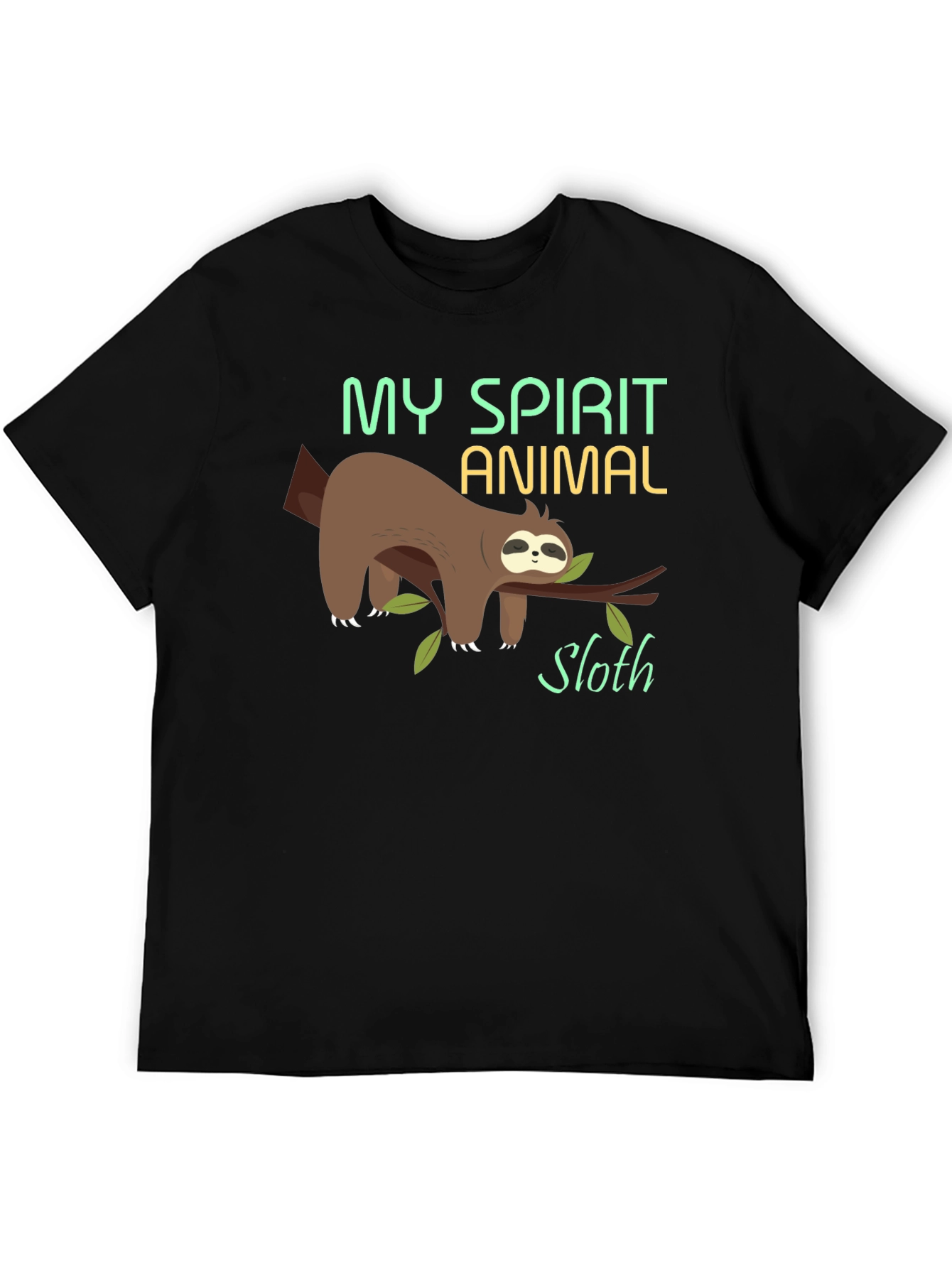My Spirit Animal Sloth T-Shirt - Funny Lazy Tee