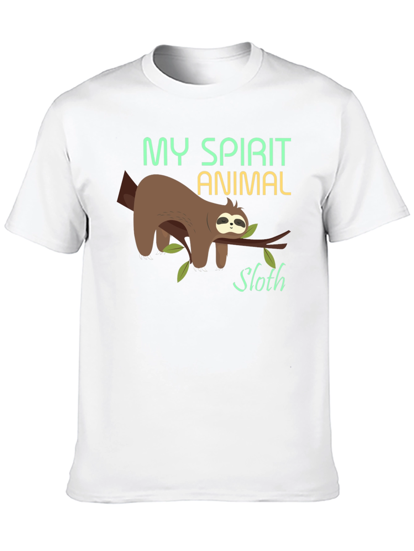 My Spirit Animal Sloth T-Shirt - Funny Lazy Tee