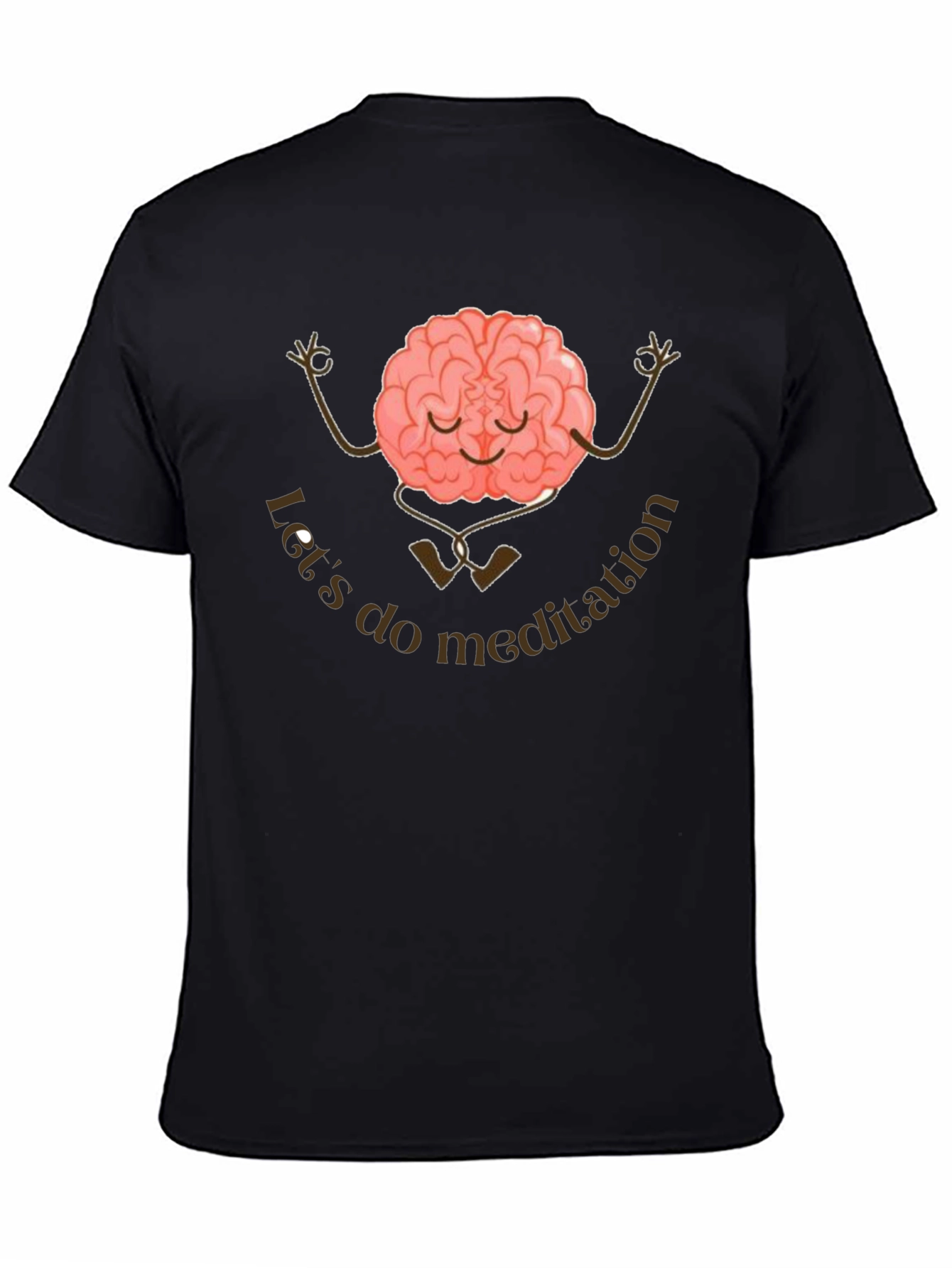Meditation Brain Graphic T-Shirt