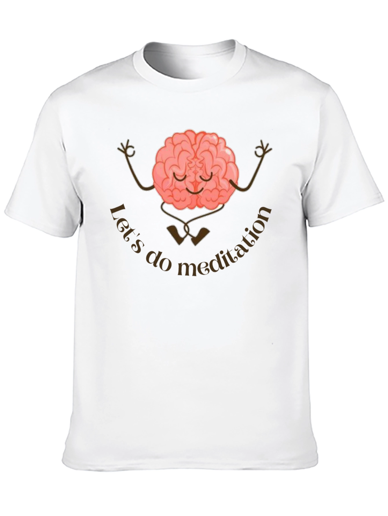 Meditation Brain Graphic T-Shirt