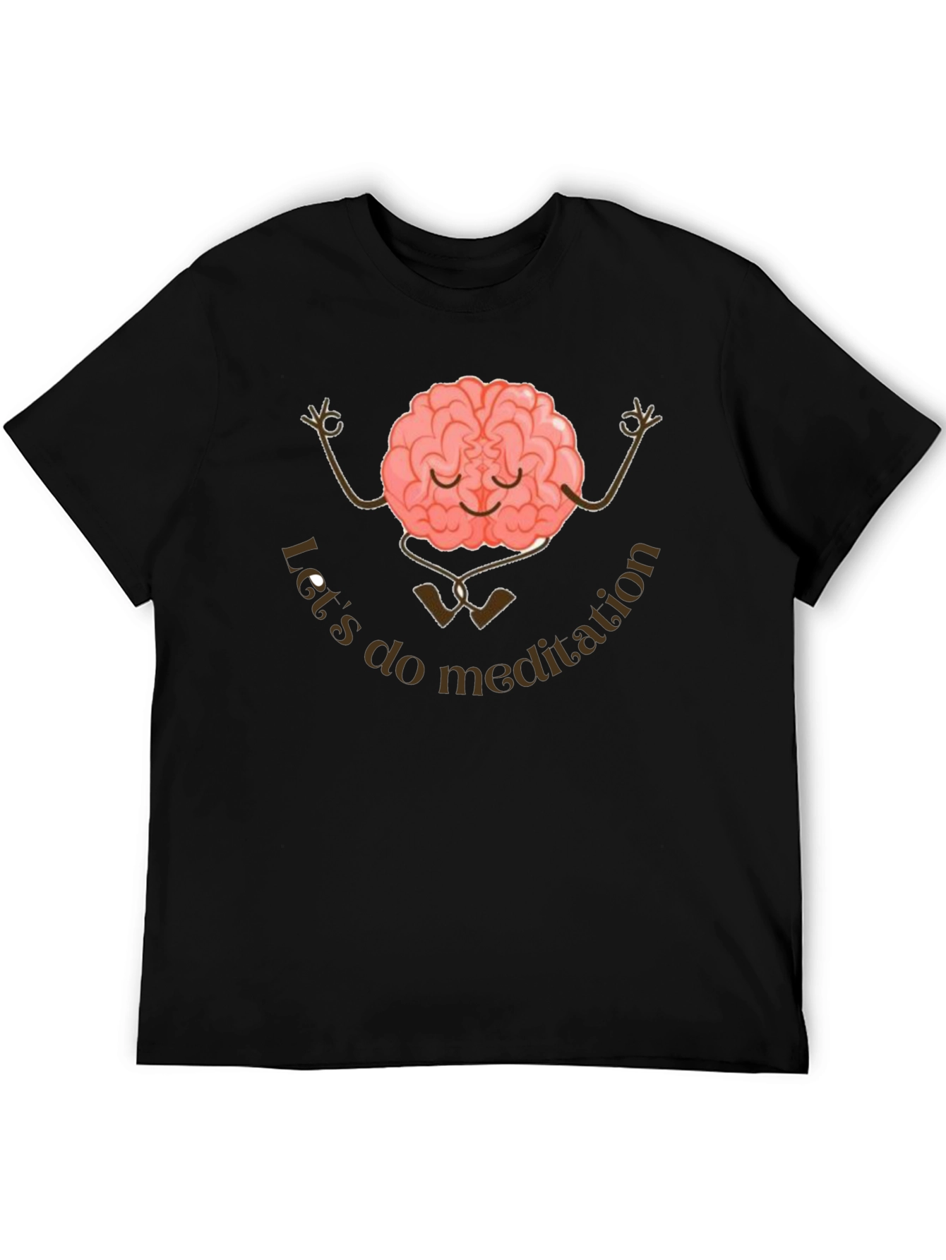 Meditation Brain Graphic T-Shirt