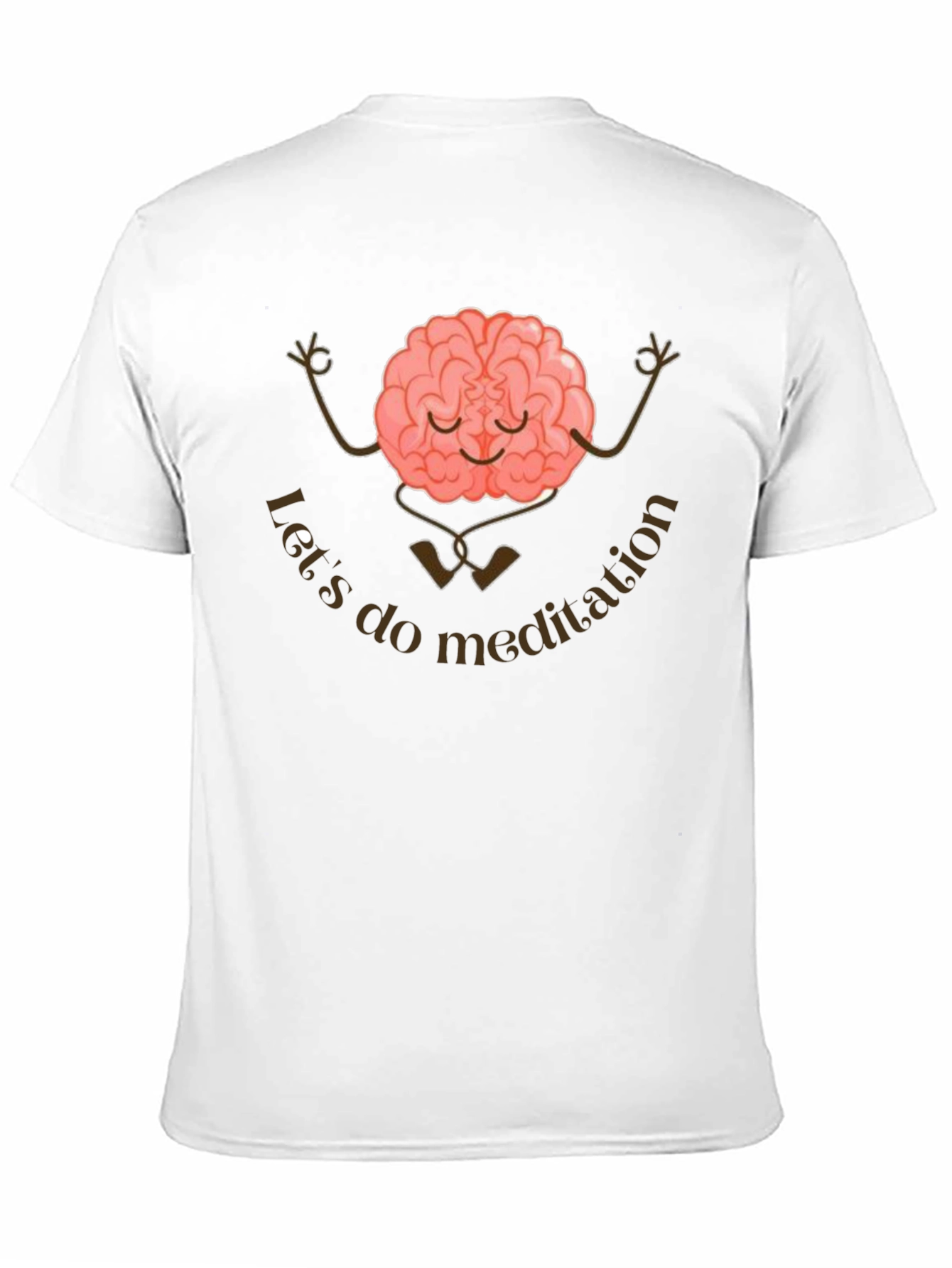 Meditation Brain Graphic T-Shirt