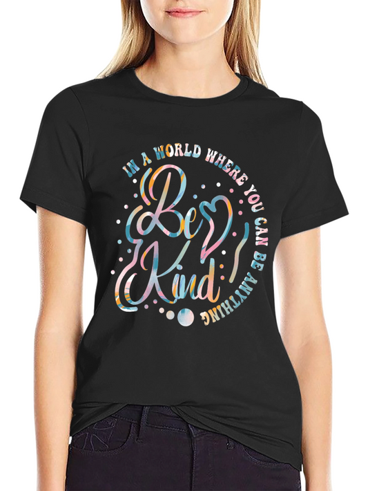 Be Kind Black Graphic Tee