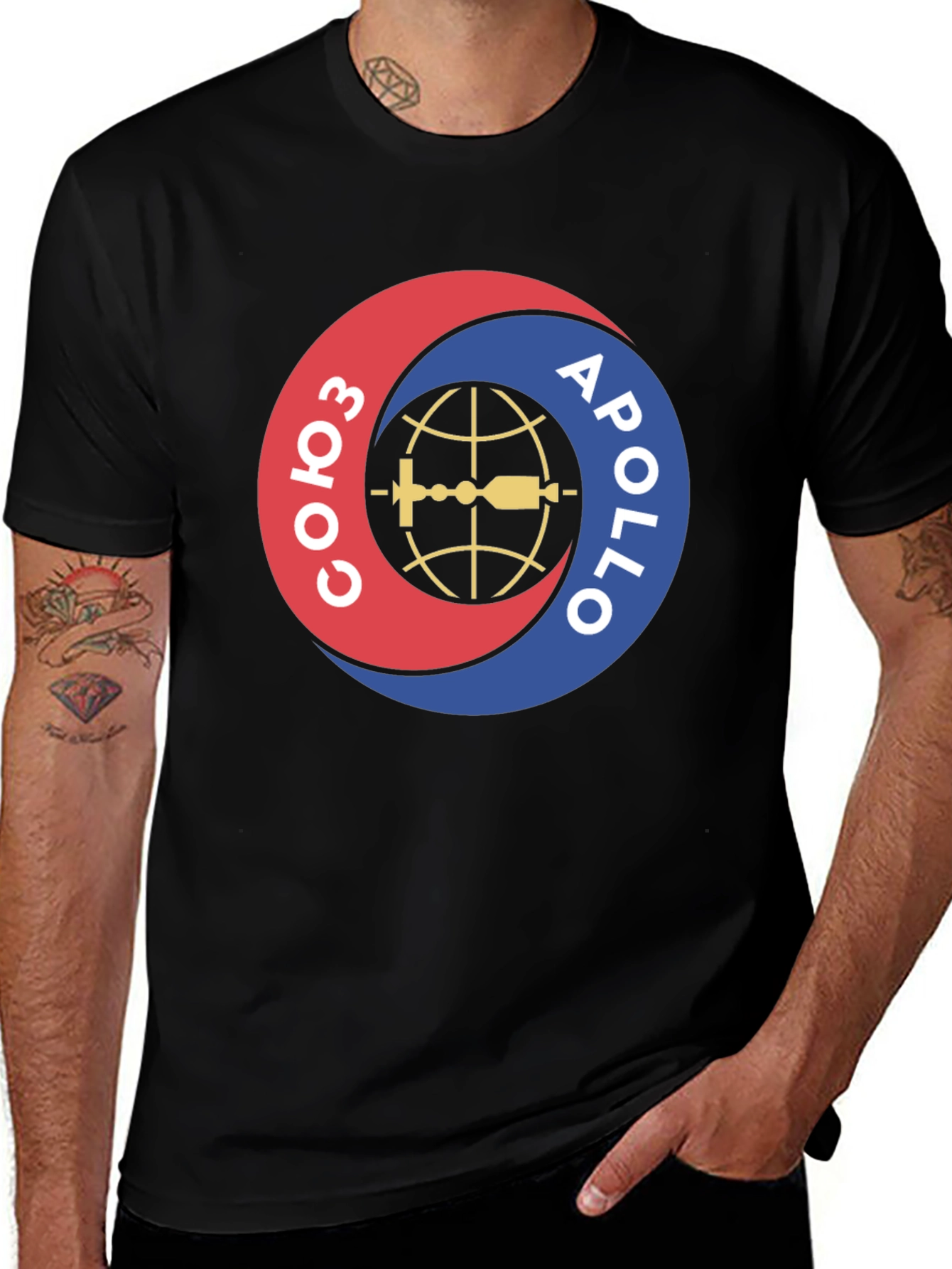 Soyuz Apollo T-Shirt - Space Race Tee