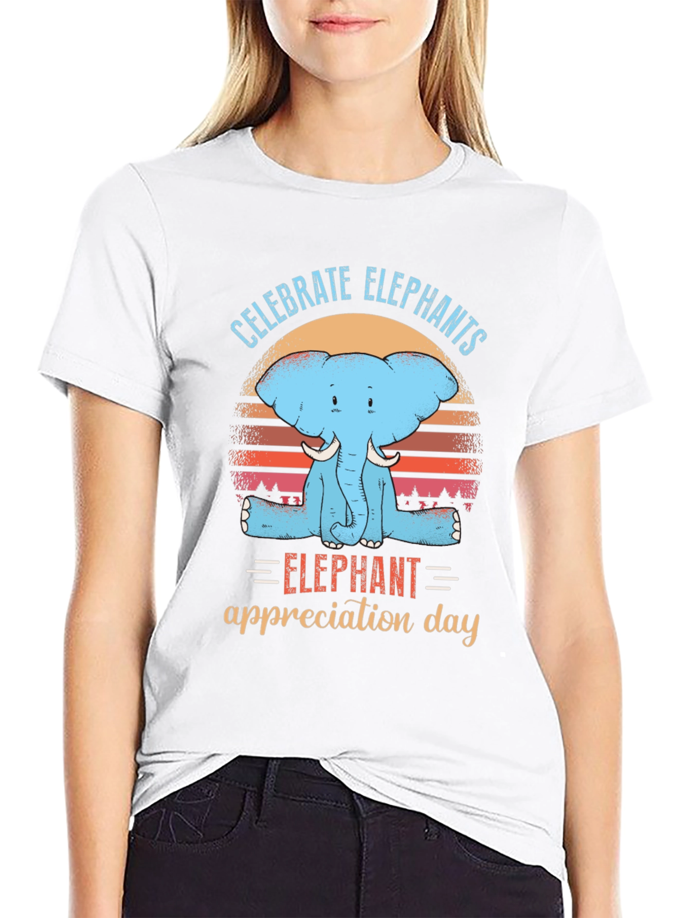 Celebrate Elephants T-Shirt Elephant Appreciation Day Tee