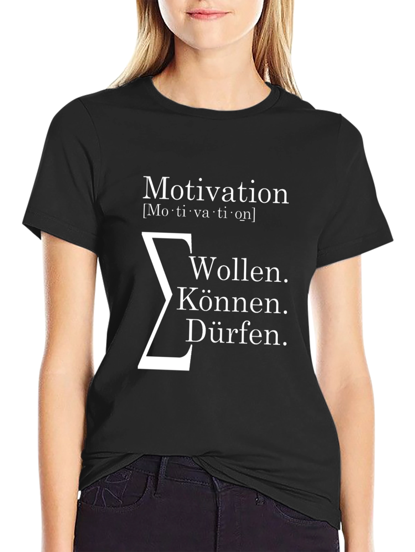 Motivation T-Shirt: Will Can May - Black Cotton Tee