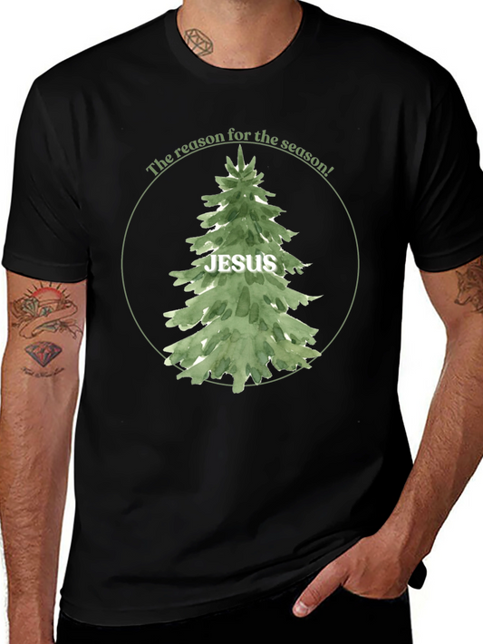Reason for the Season T-Shirt - Jesus Christmas Tree Tee
