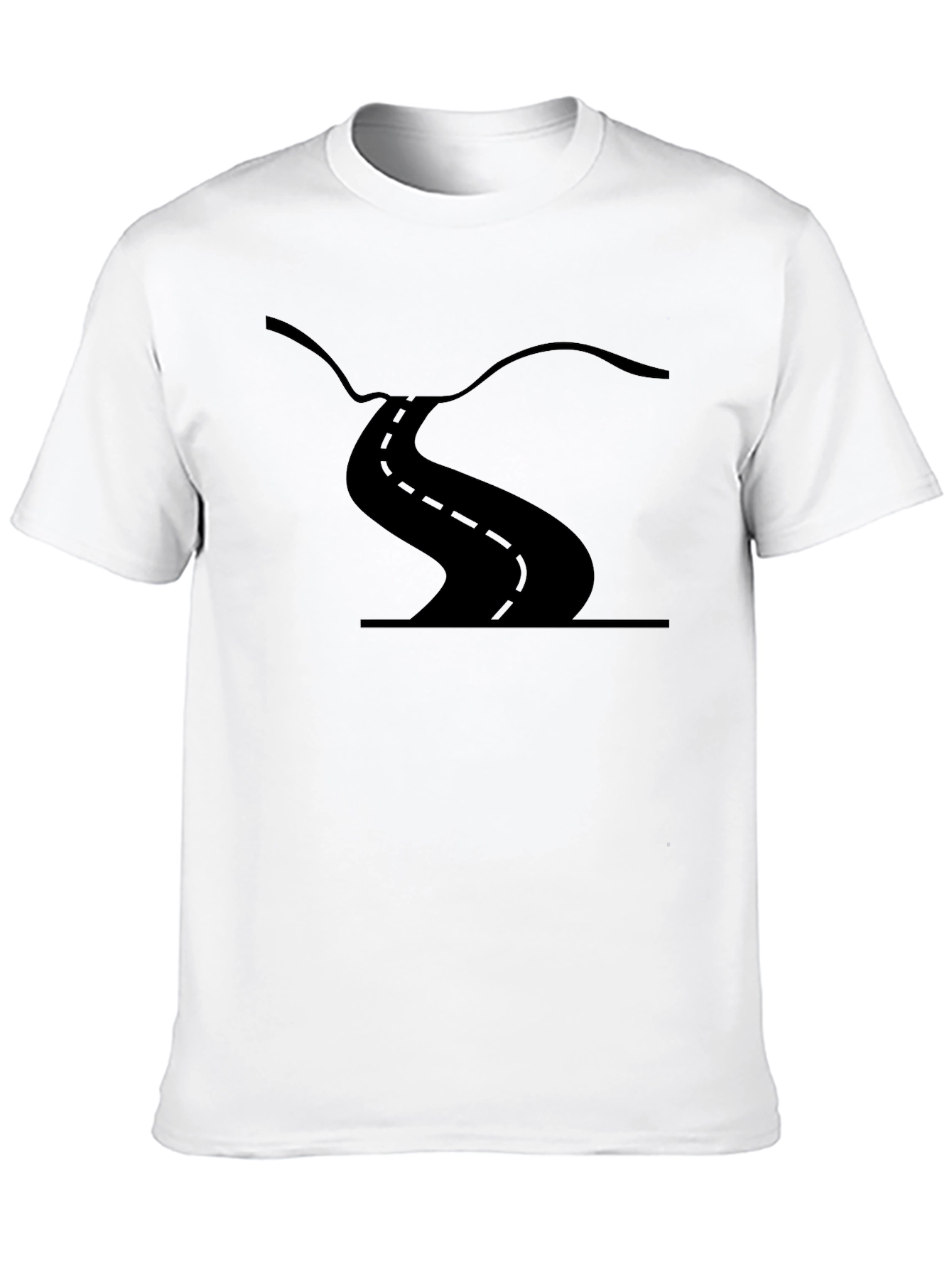 Road Graphic Black T-Shirt