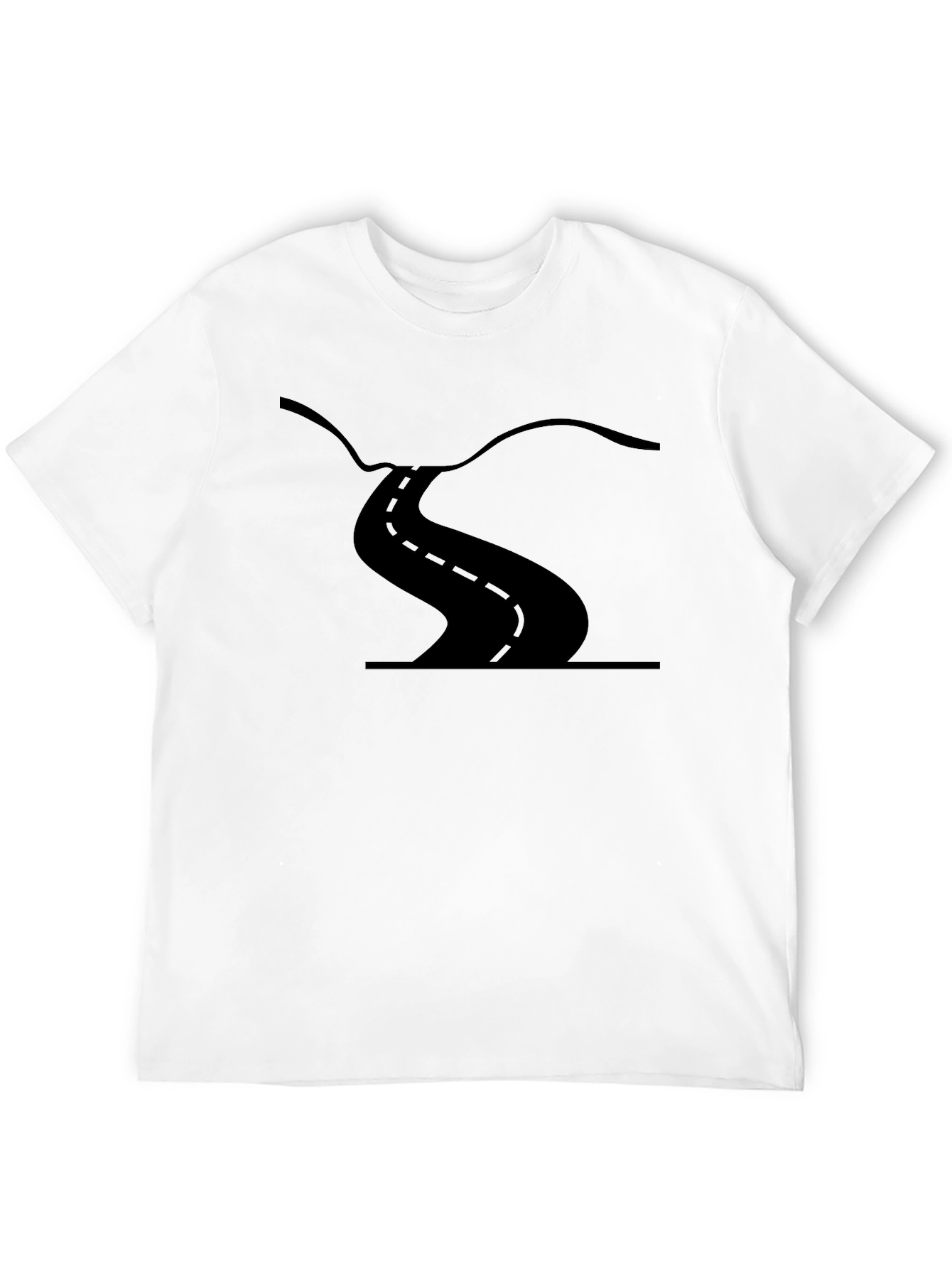 Road Graphic Black T-Shirt