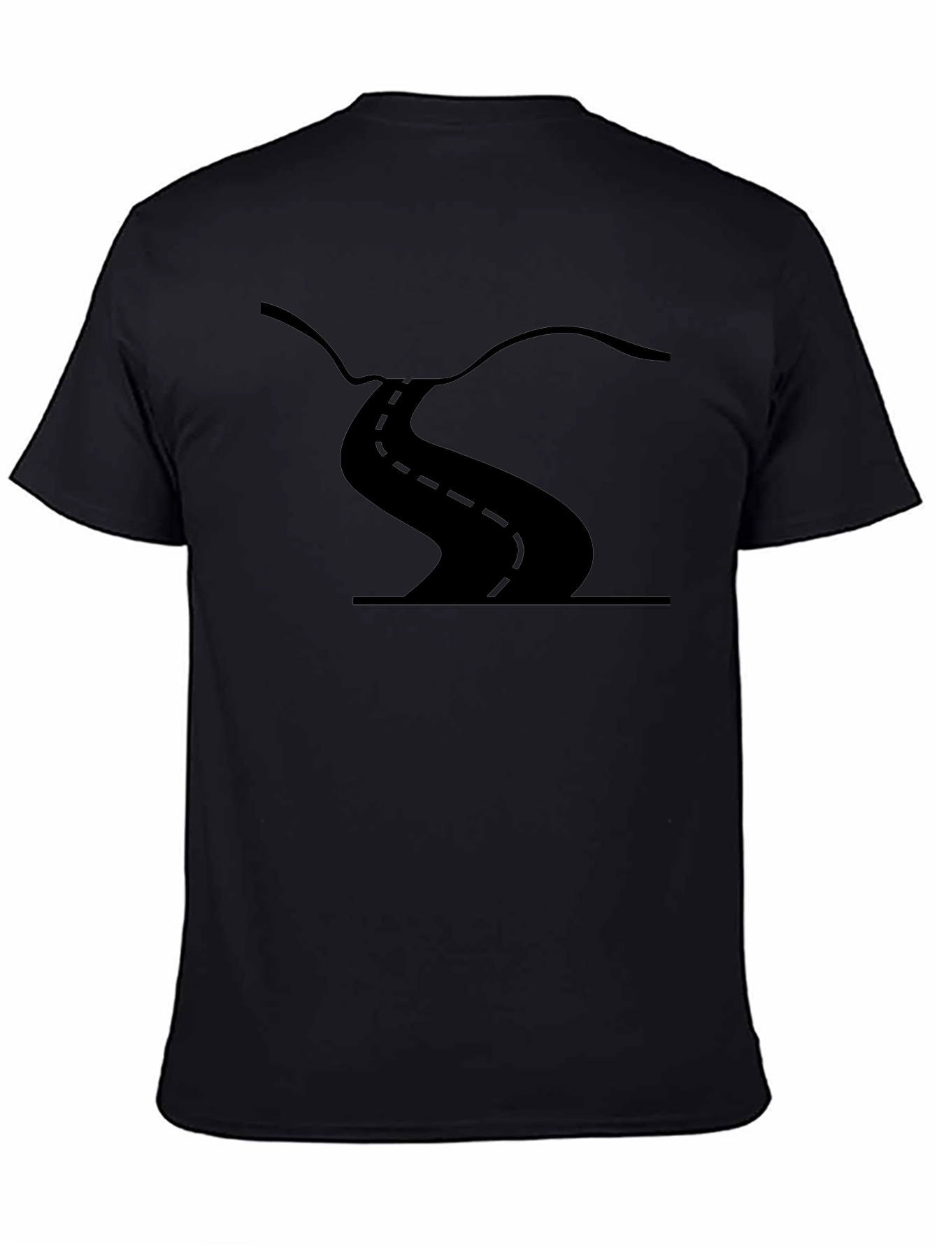 Road Graphic Black T-Shirt