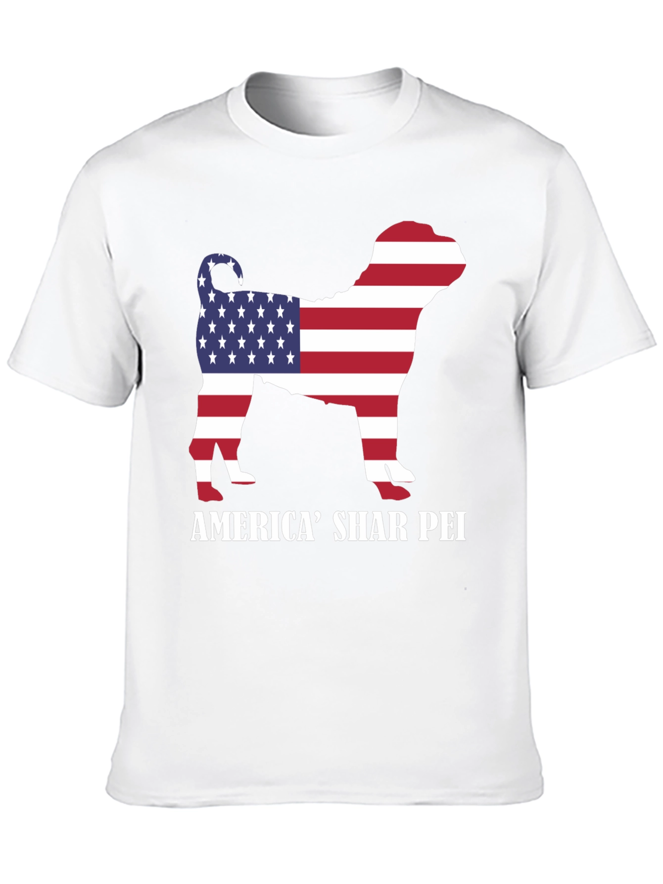 America Shar Pei Dog T-Shirt